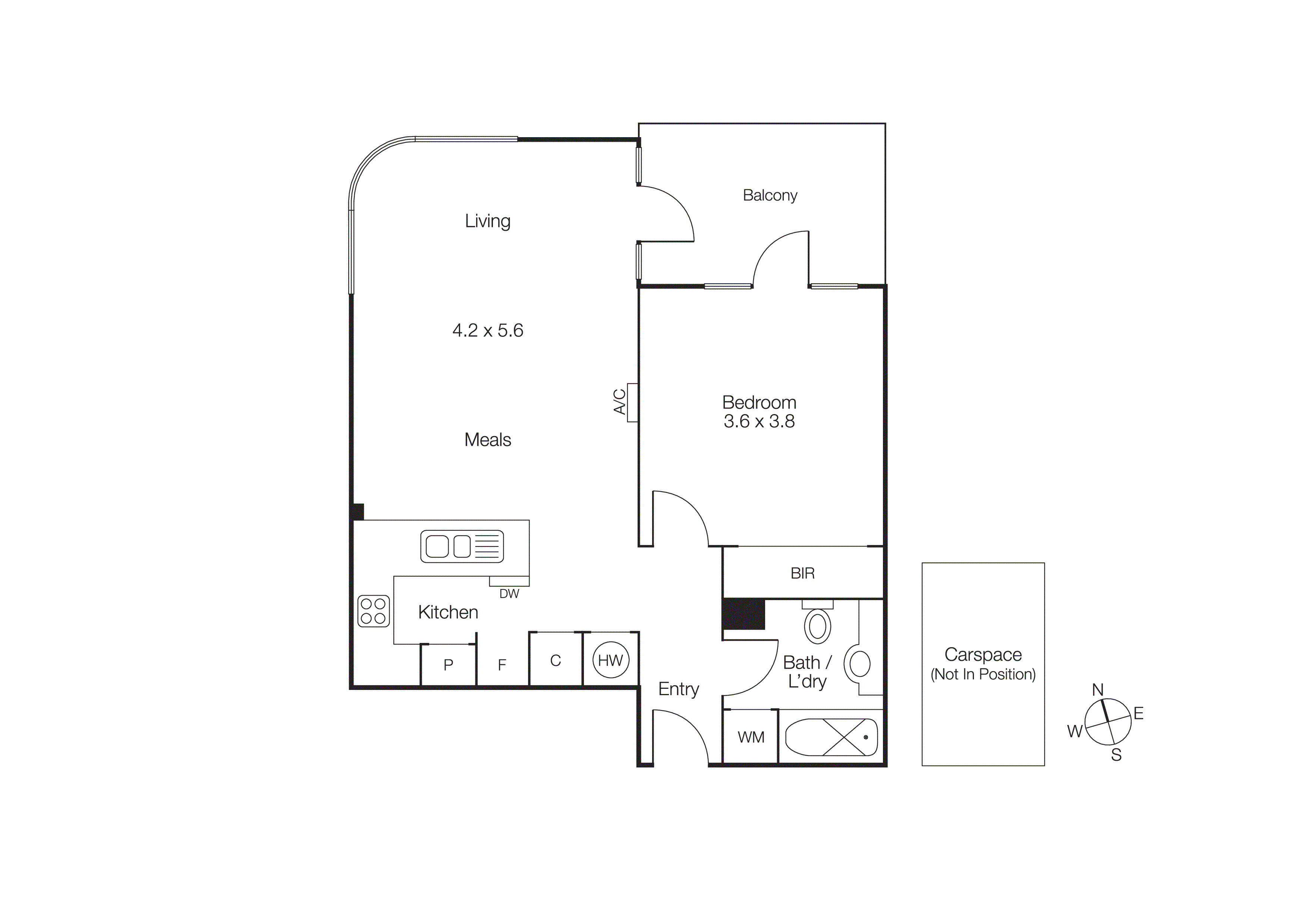3/1 Graham Street, Port Melbourne VIC 3207 - Floorplan