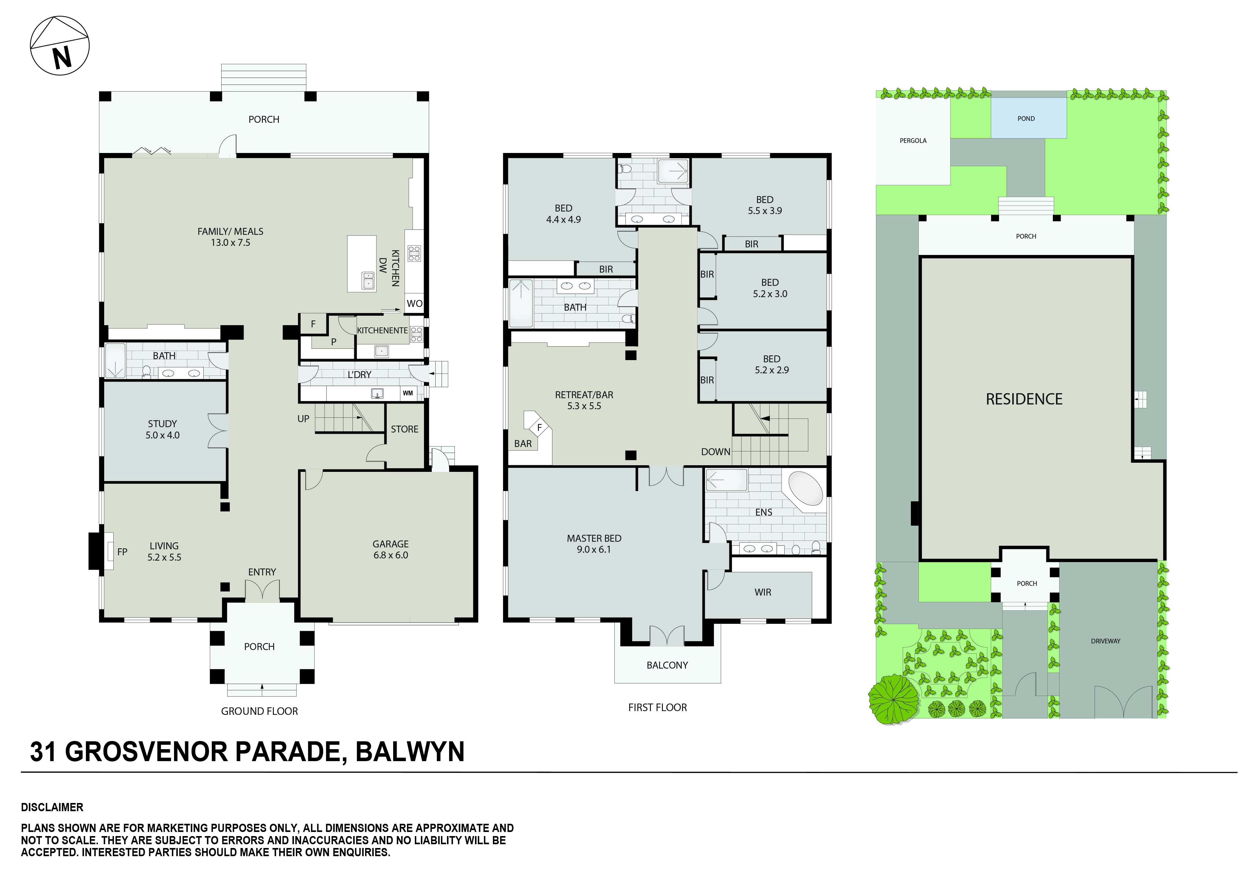 31 Grosvenor Parade, BALWYN VIC 3103 - Floorplan