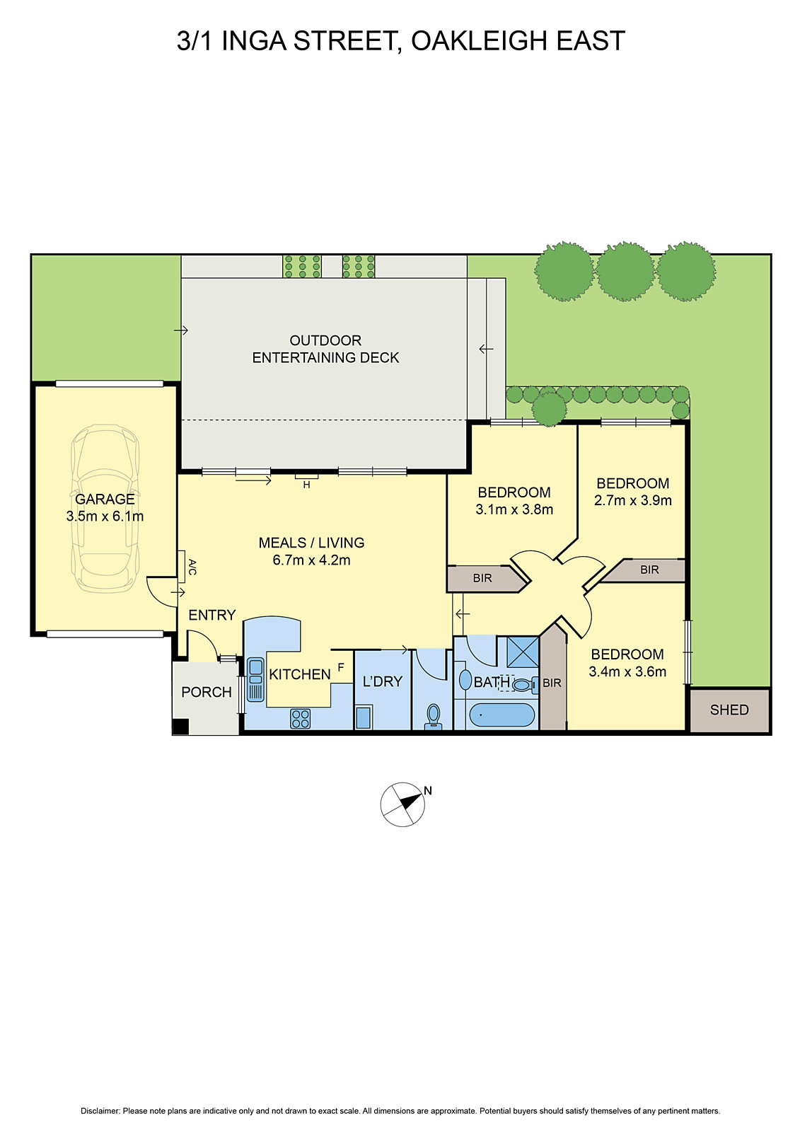 3/1 Inga Street, Oakleigh East VIC 3166 - Floorplan