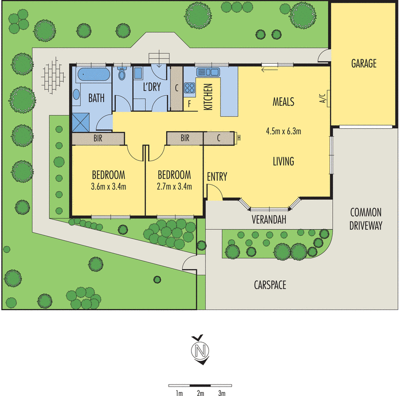 3/1 Ingrid Court, Herne Hill VIC 3218 - Floorplan