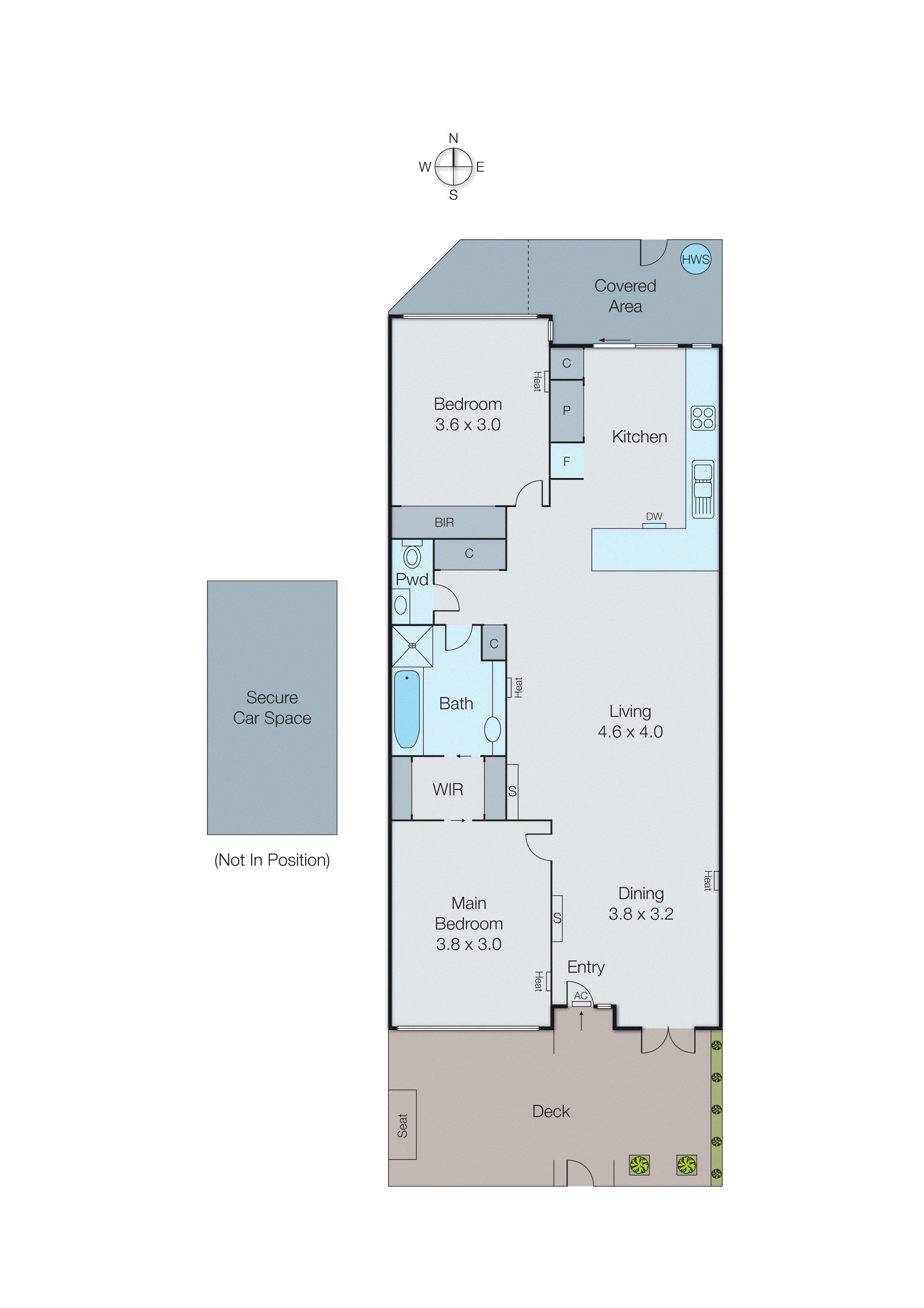 3/1 Karrakatta Street, Black Rock VIC 3193 - Floorplan