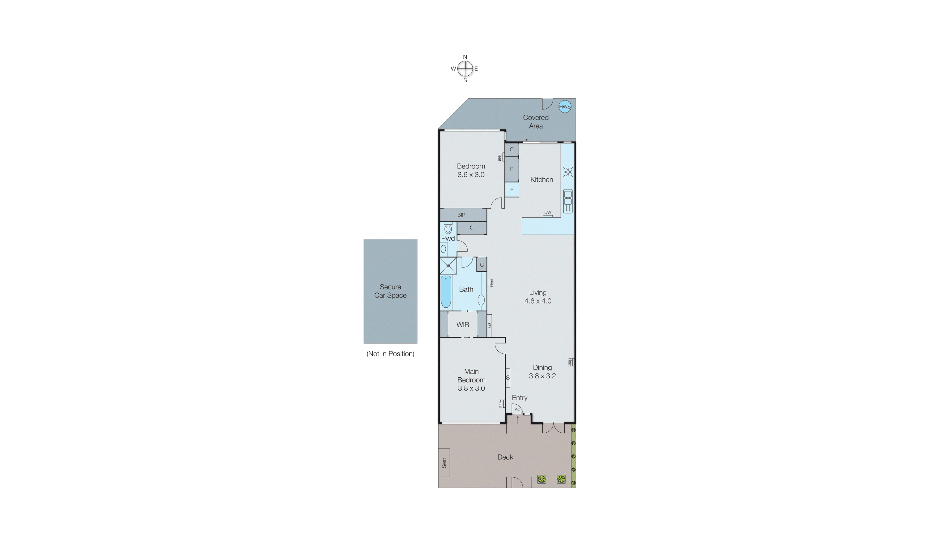 3/1 Karrakatta Street, Black Rock VIC 3193 - Floorplan