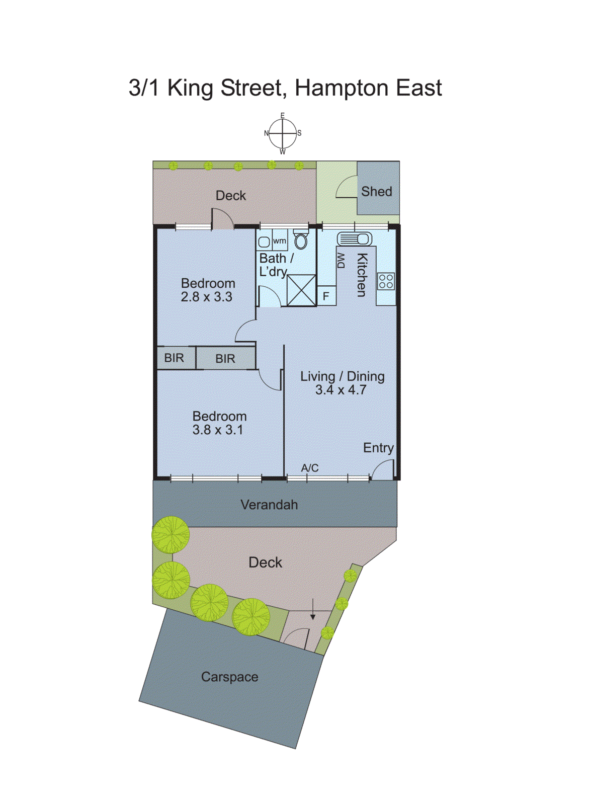 3/1 King Street, Hampton East VIC 3188 - Floorplan