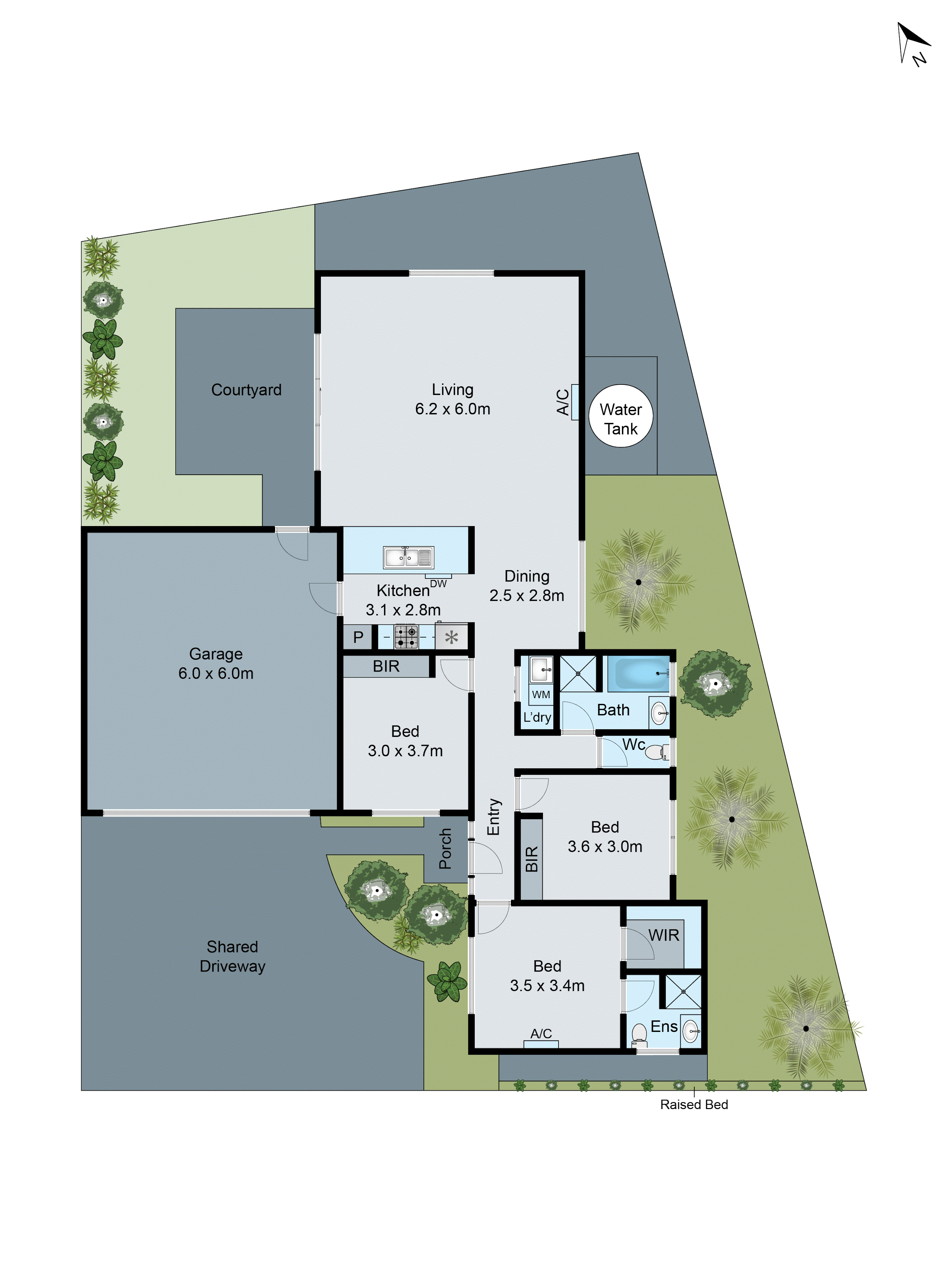 3/1 Linthwaite Close, Highton VIC 3216 - Floorplan