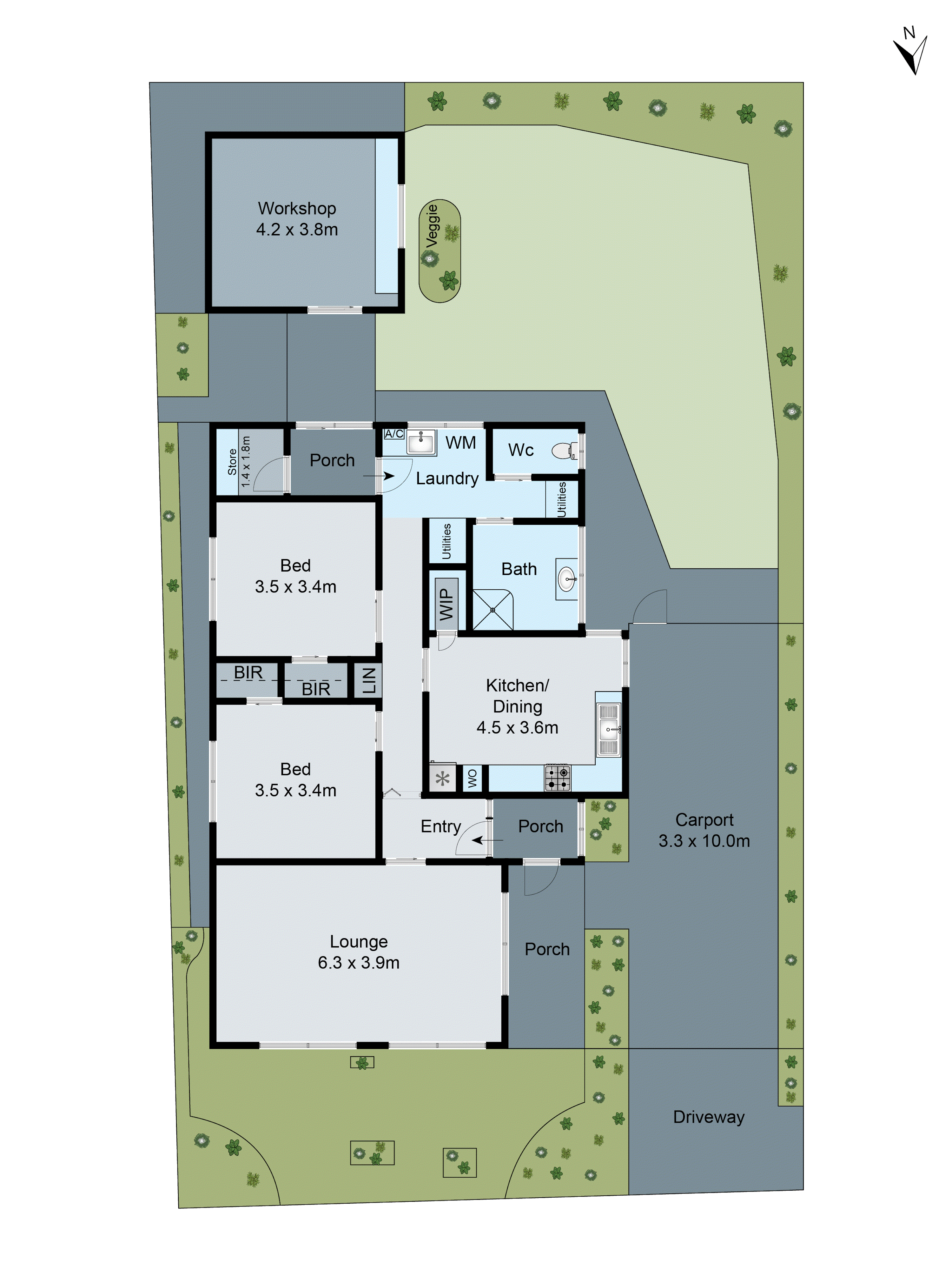 31 Saffron Street, Newtown VIC 3220 - Floorplan