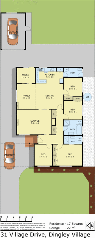 31 Village Drive, Dingley Village VIC 3172 - Floorplan