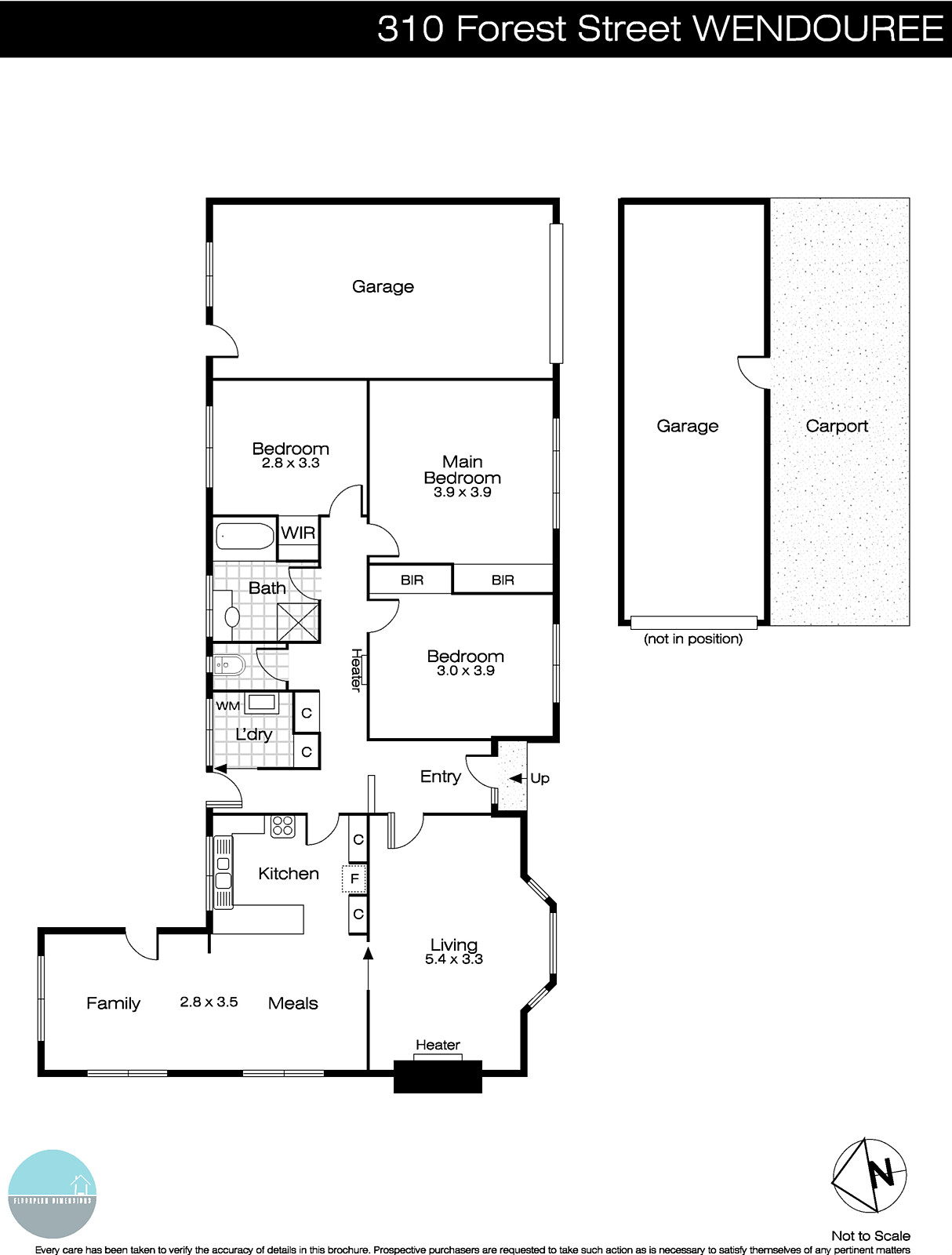 310 Forest Street, Wendouree VIC 3355 - Floorplan