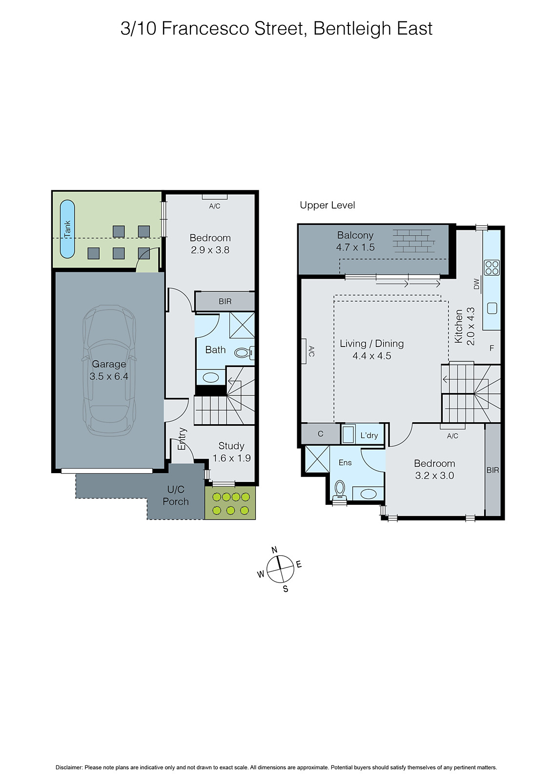 3/10 Francesco Street, Bentleigh East VIC 3165 - Floorplan