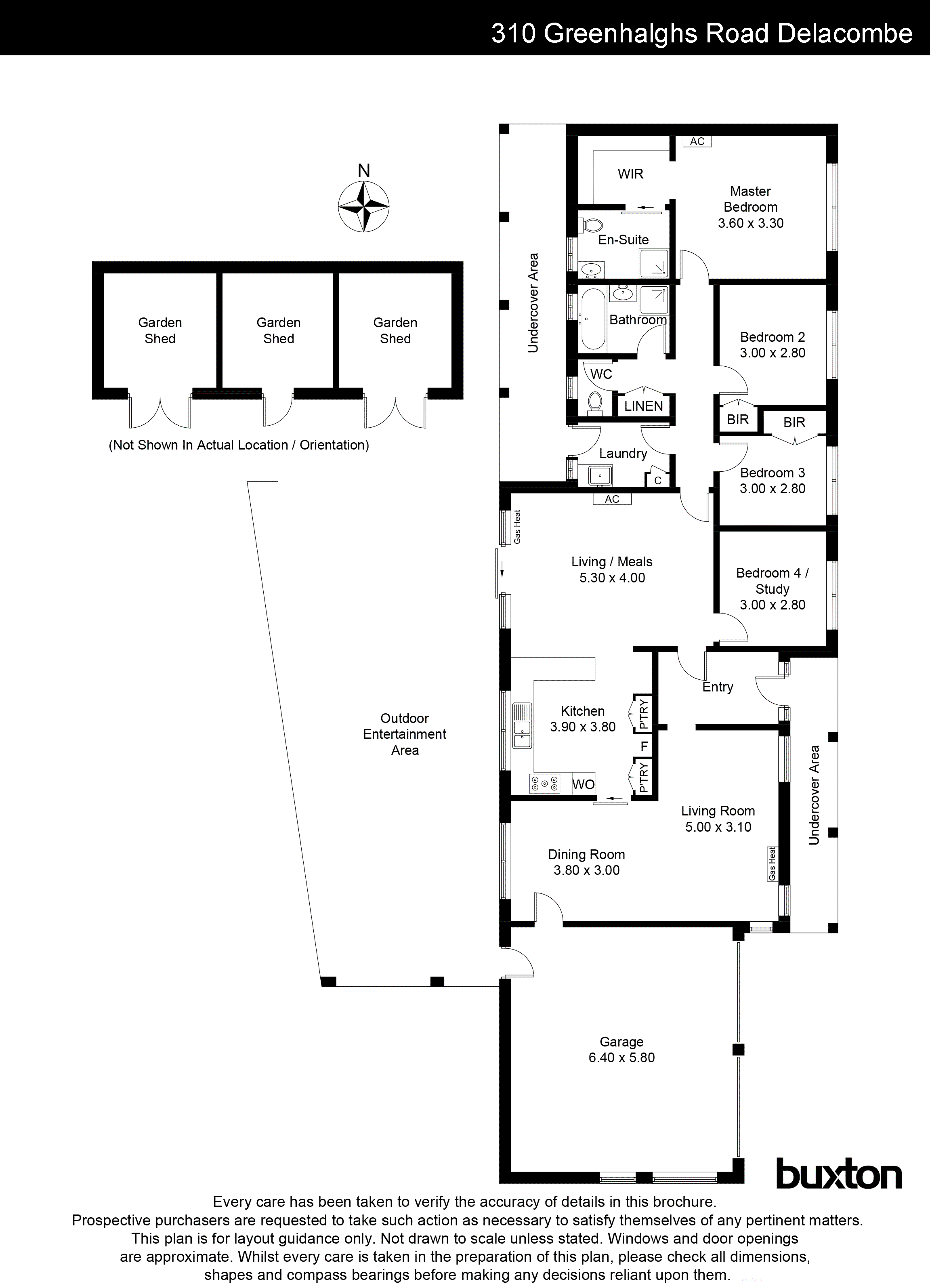 310 Greenhalghs Road, Delacombe VIC 3356 - Floorplan