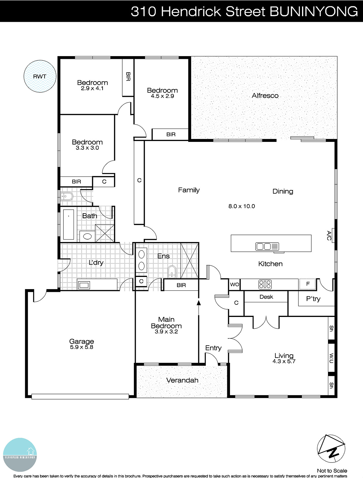 310 Hedrick Street, Buninyong VIC 3357 - Floorplan