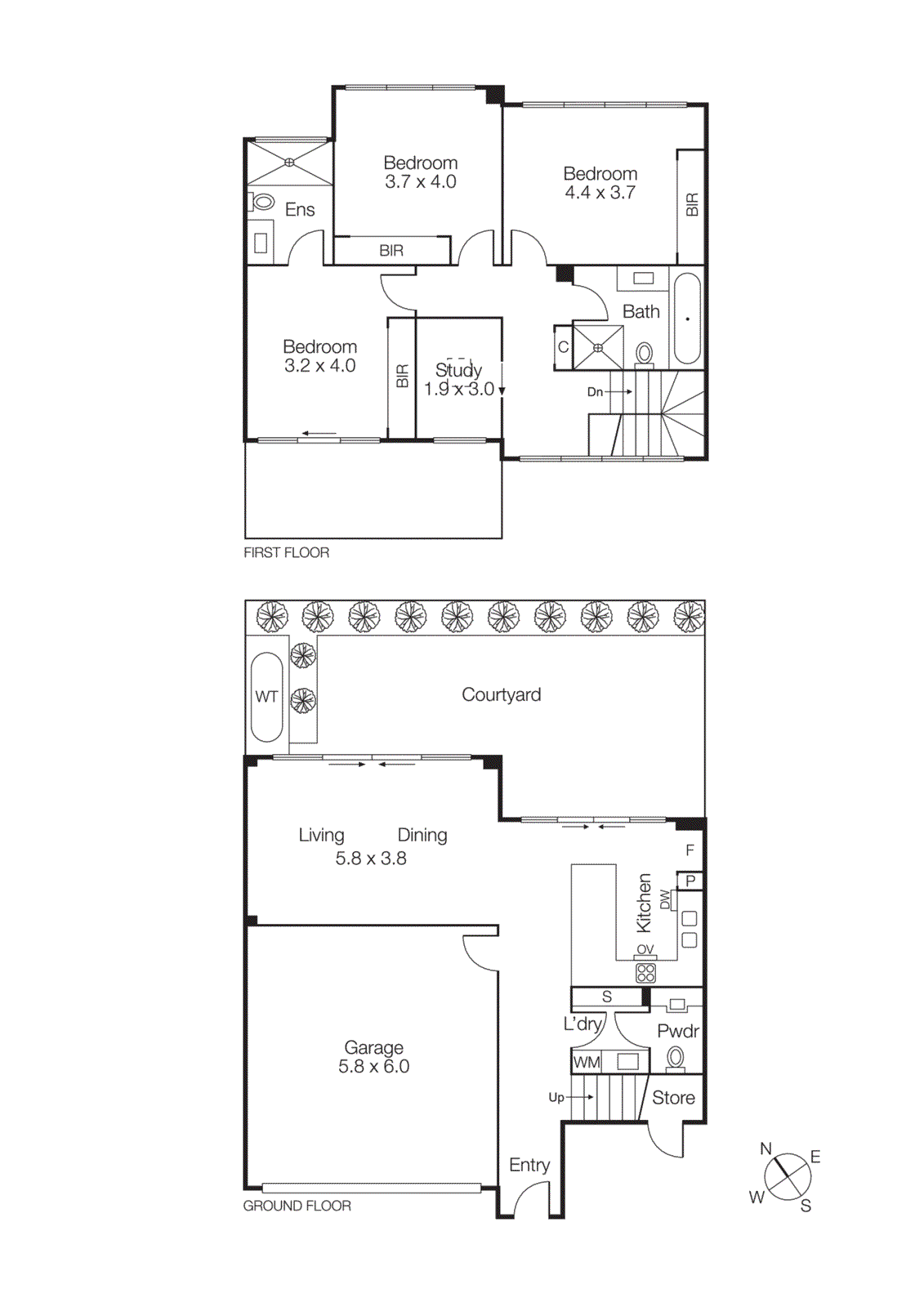 3/10 Vincent Street, Brighton East VIC 3187 - Floorplan