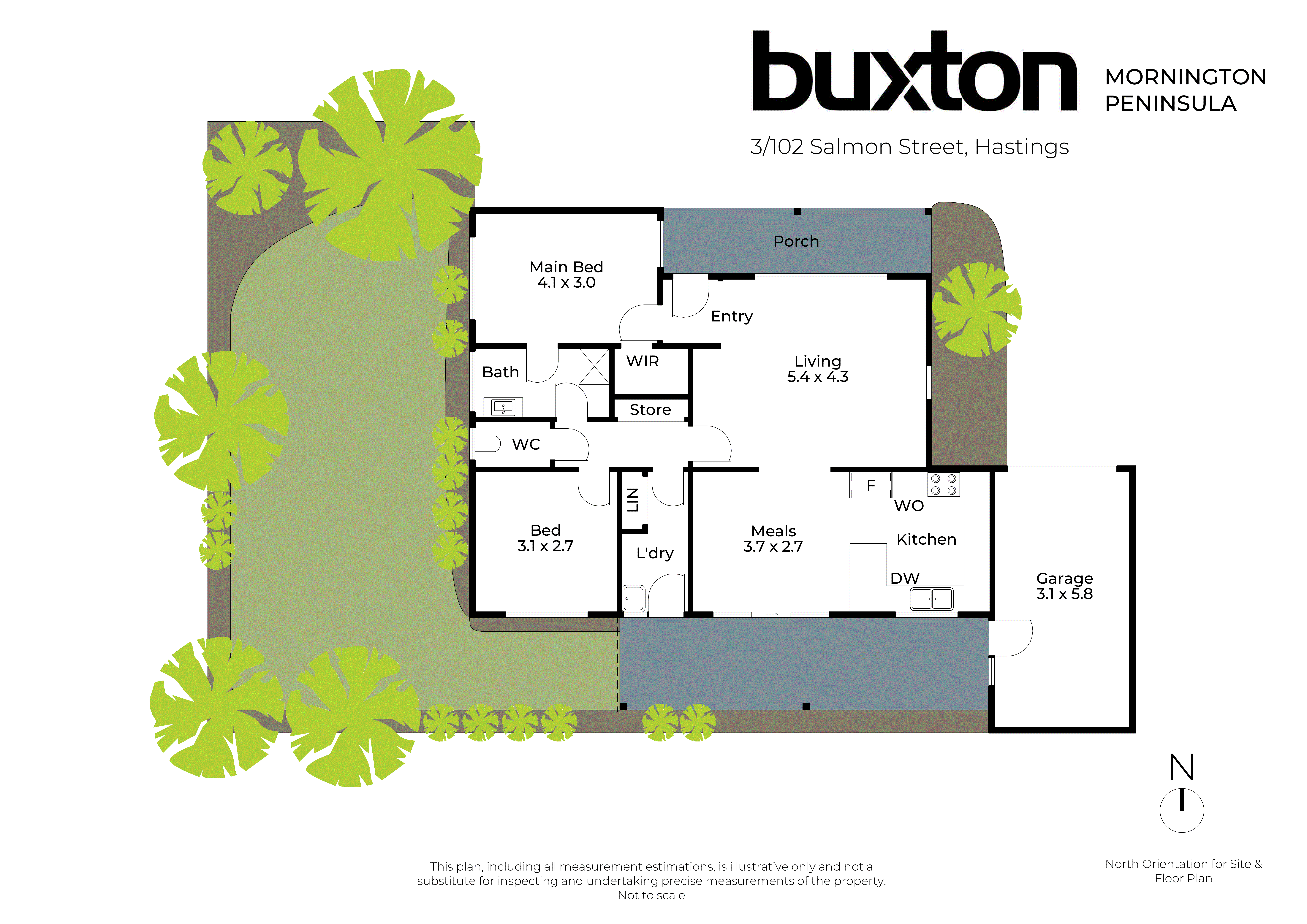 3/102 Salmon Street, Hastings VIC 3915 - Floorplan