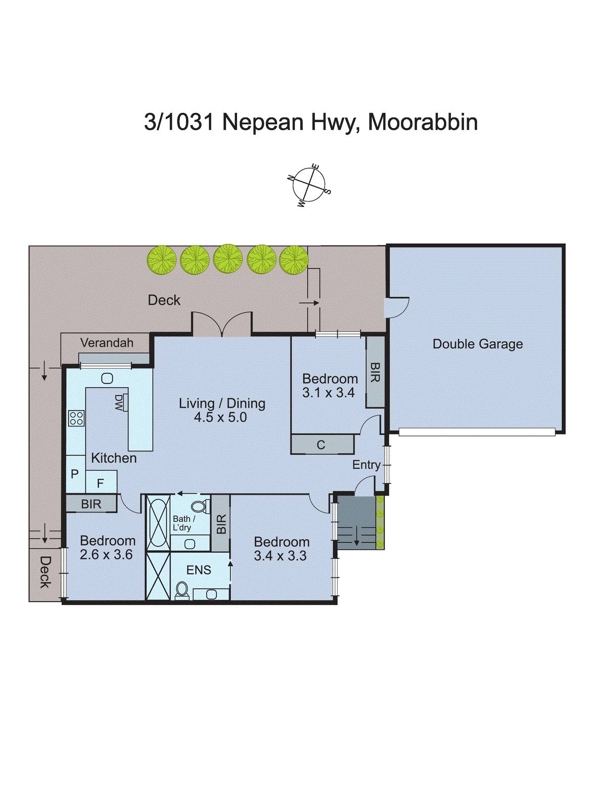 3/1031 Nepean Highway, Moorabbin VIC 3189 - Floorplan