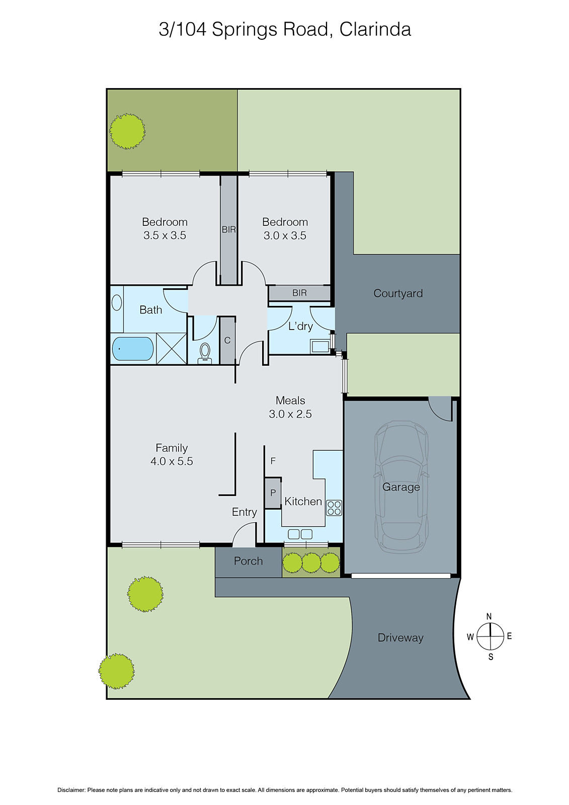 3/104 Springs Road, Clarinda VIC 3169 - Floorplan