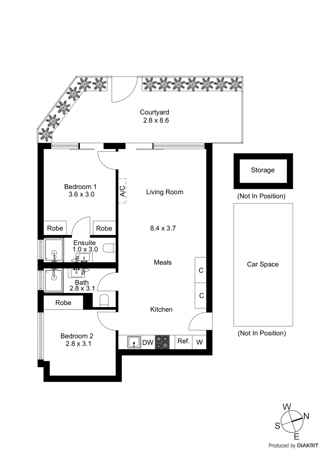 3/1044 Glen Huntly Road, Caulfield South VIC 3162 - Floorplan