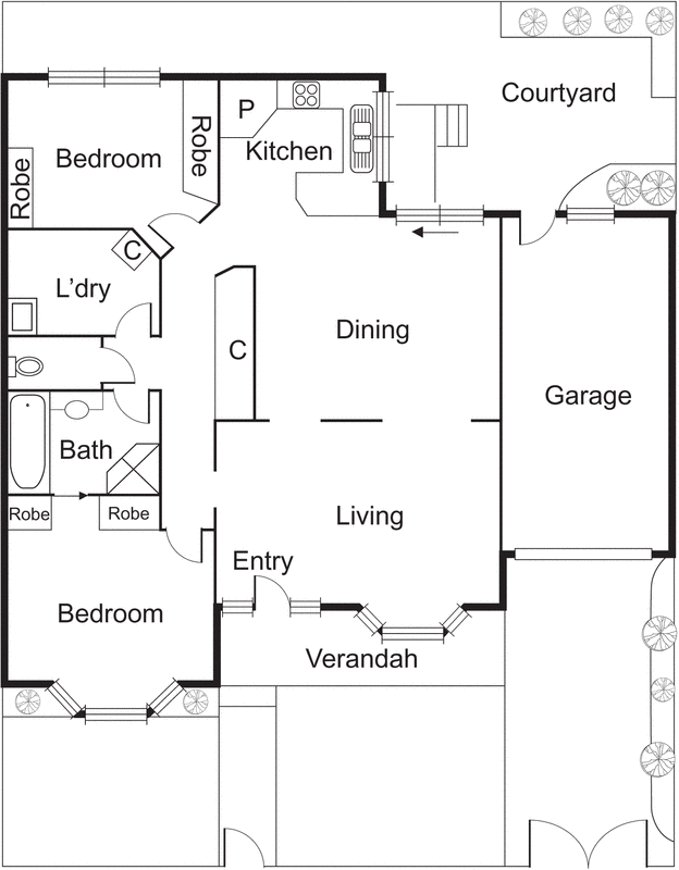 3/105 Tambet Street, Bentleigh East VIC 3165 - Floorplan