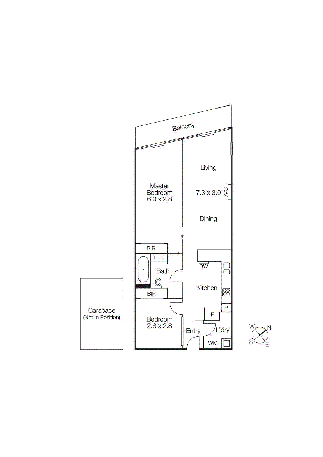 310/54 Nott Street, Port Melbourne VIC 3207 - Floorplan