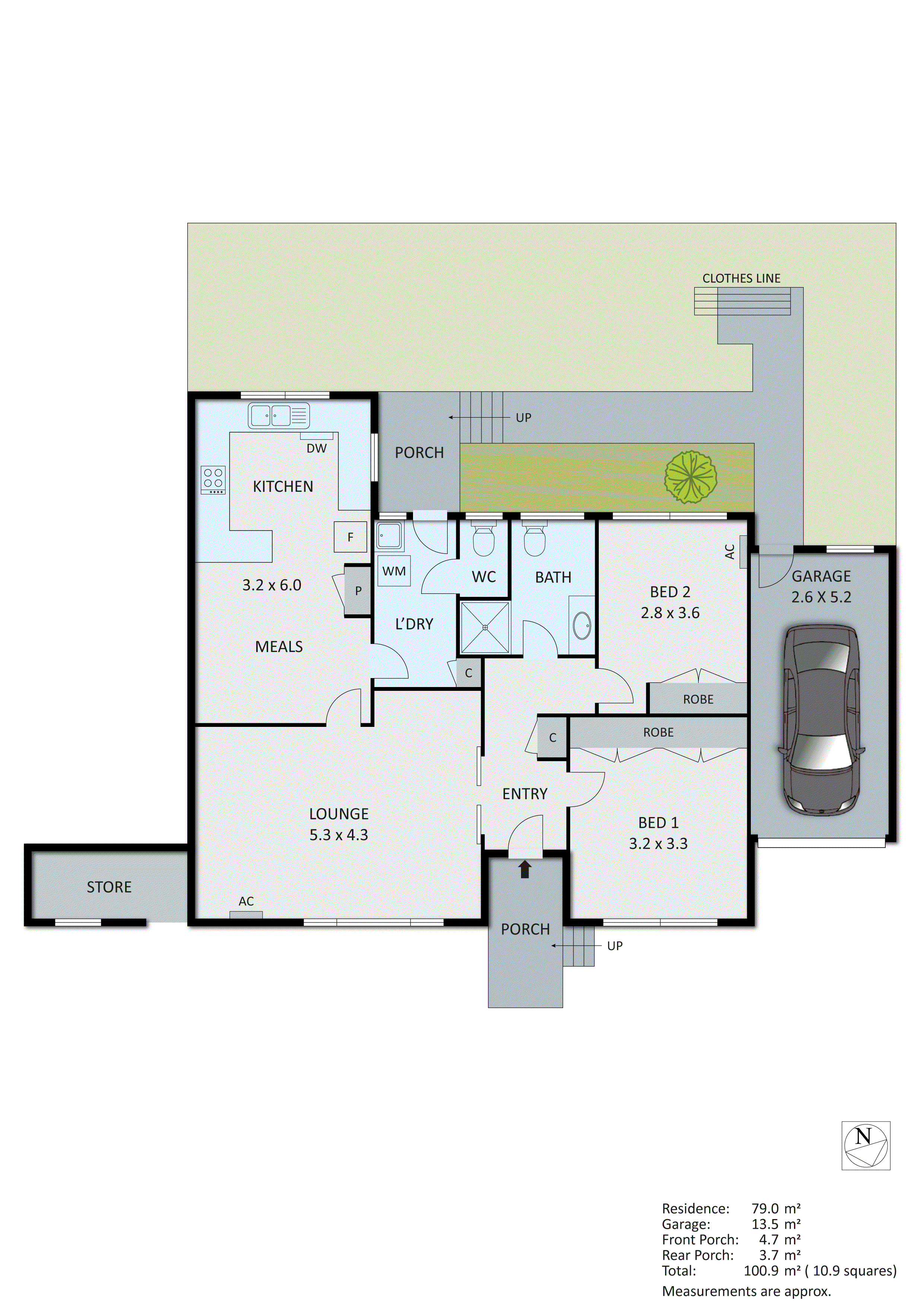 3/106 Noble Street, Noble Park VIC 3174 - Floorplan