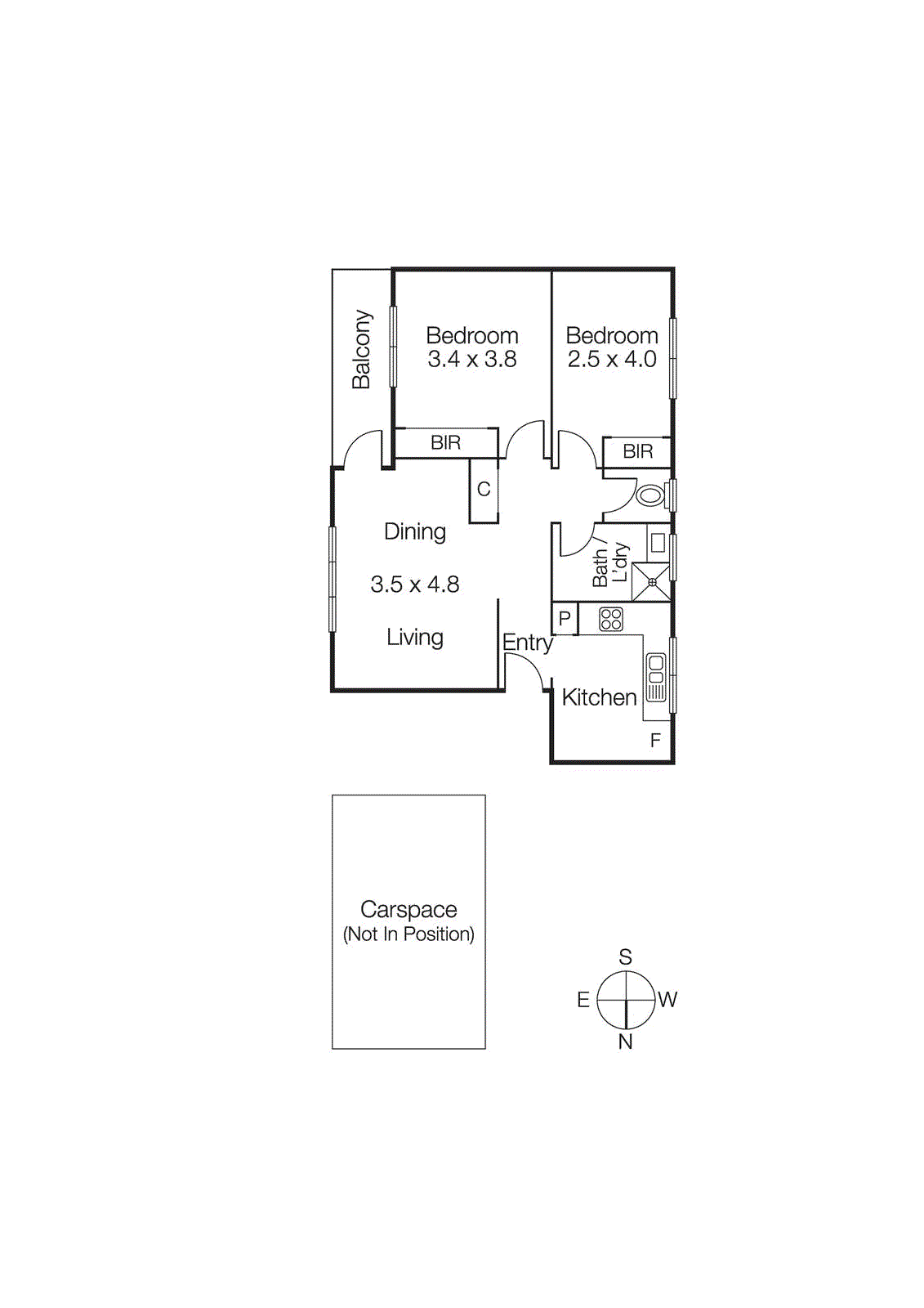 3/107 Grosvenor Street, Balaclava VIC 3183 - Floorplan