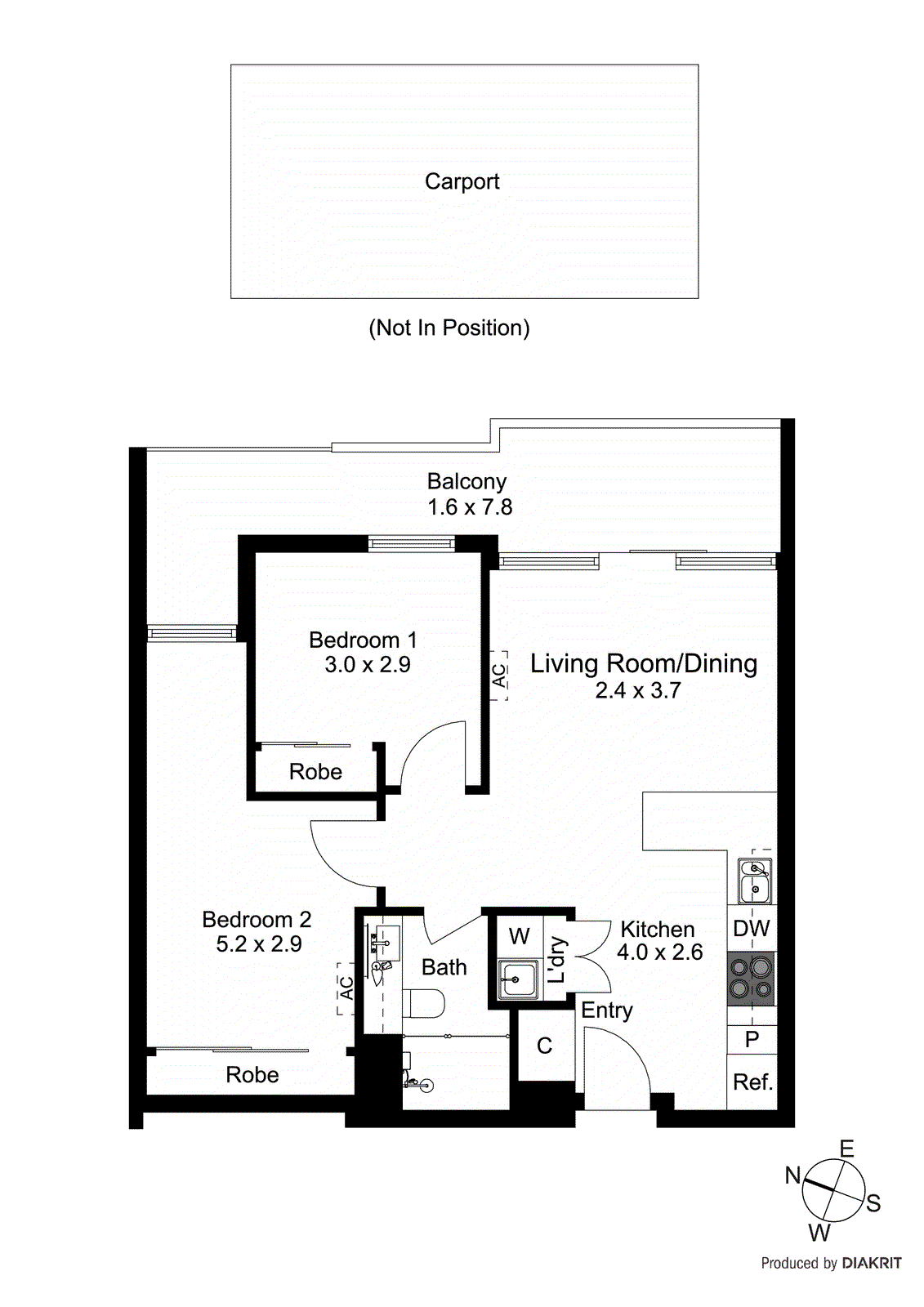 310/70 Batesford Road, Chadstone VIC 3148 - Floorplan
