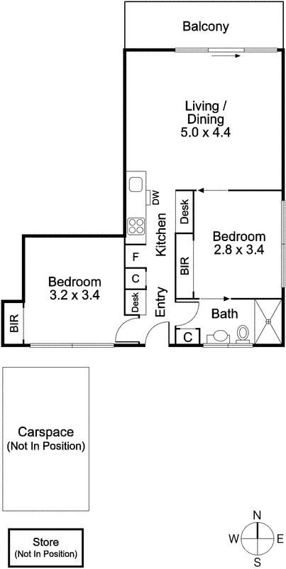 310/78 Inkerman Street, St Kilda VIC 3182 - Floorplan