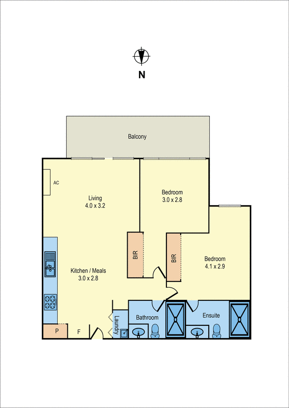 310/81 Warrigal Road, Mentone VIC 3194 - Floorplan