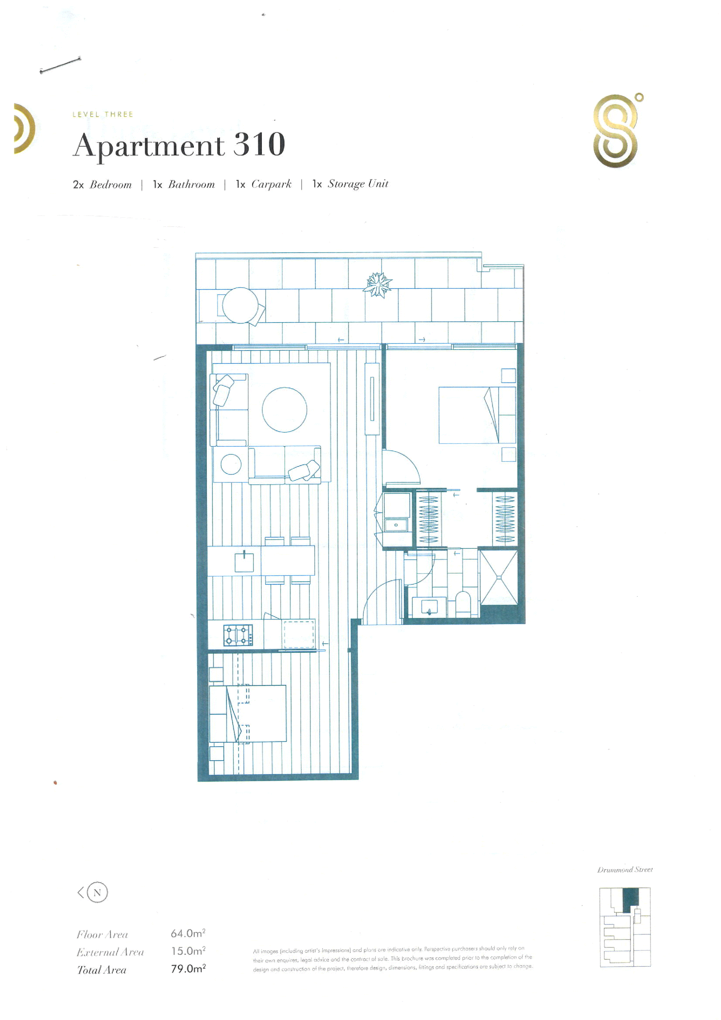 310/83-85 Drummond Street, Oakleigh VIC 3166 - Floorplan