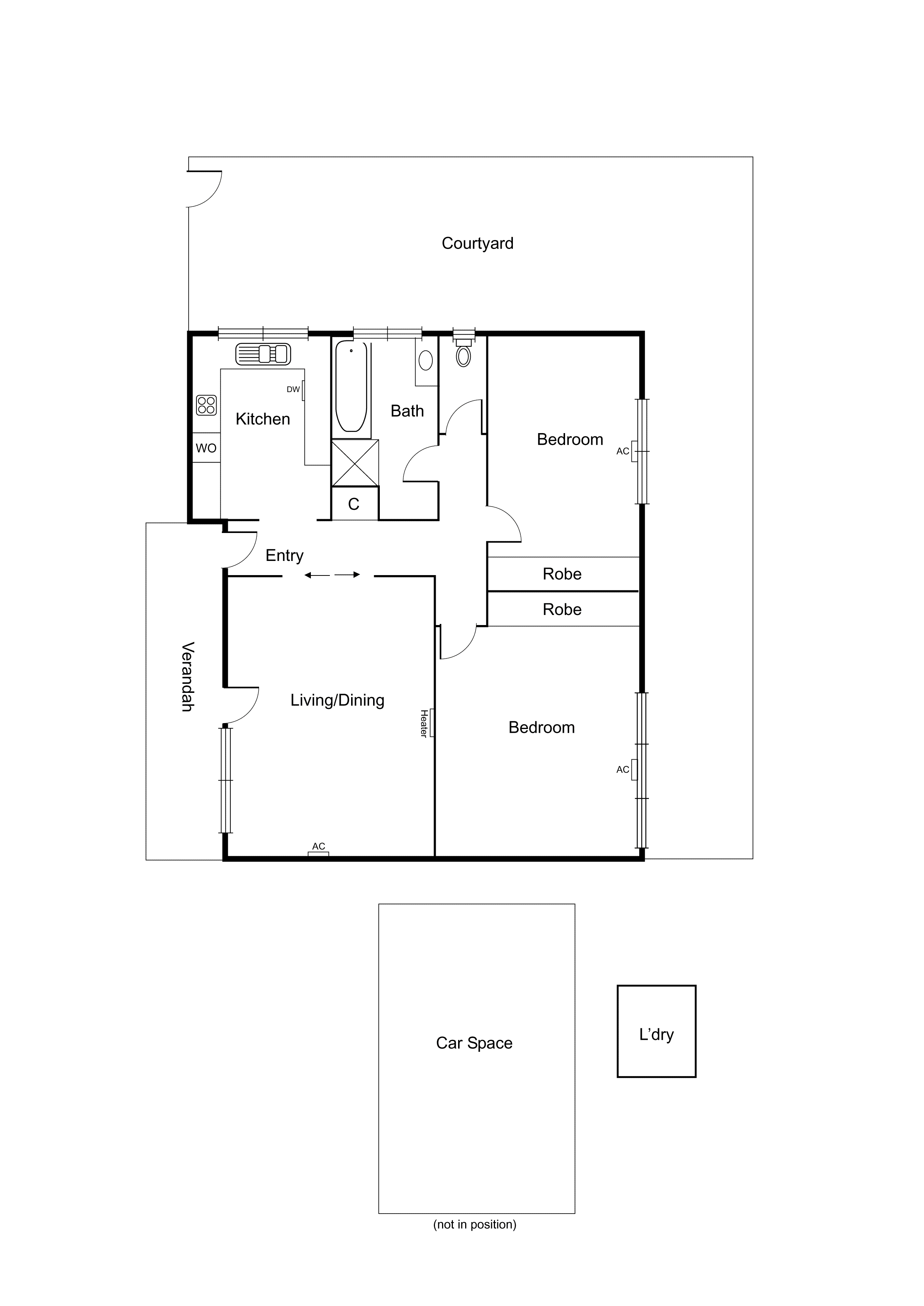 3/10A Eddys Grove, Bentleigh VIC 3204 - Floorplan