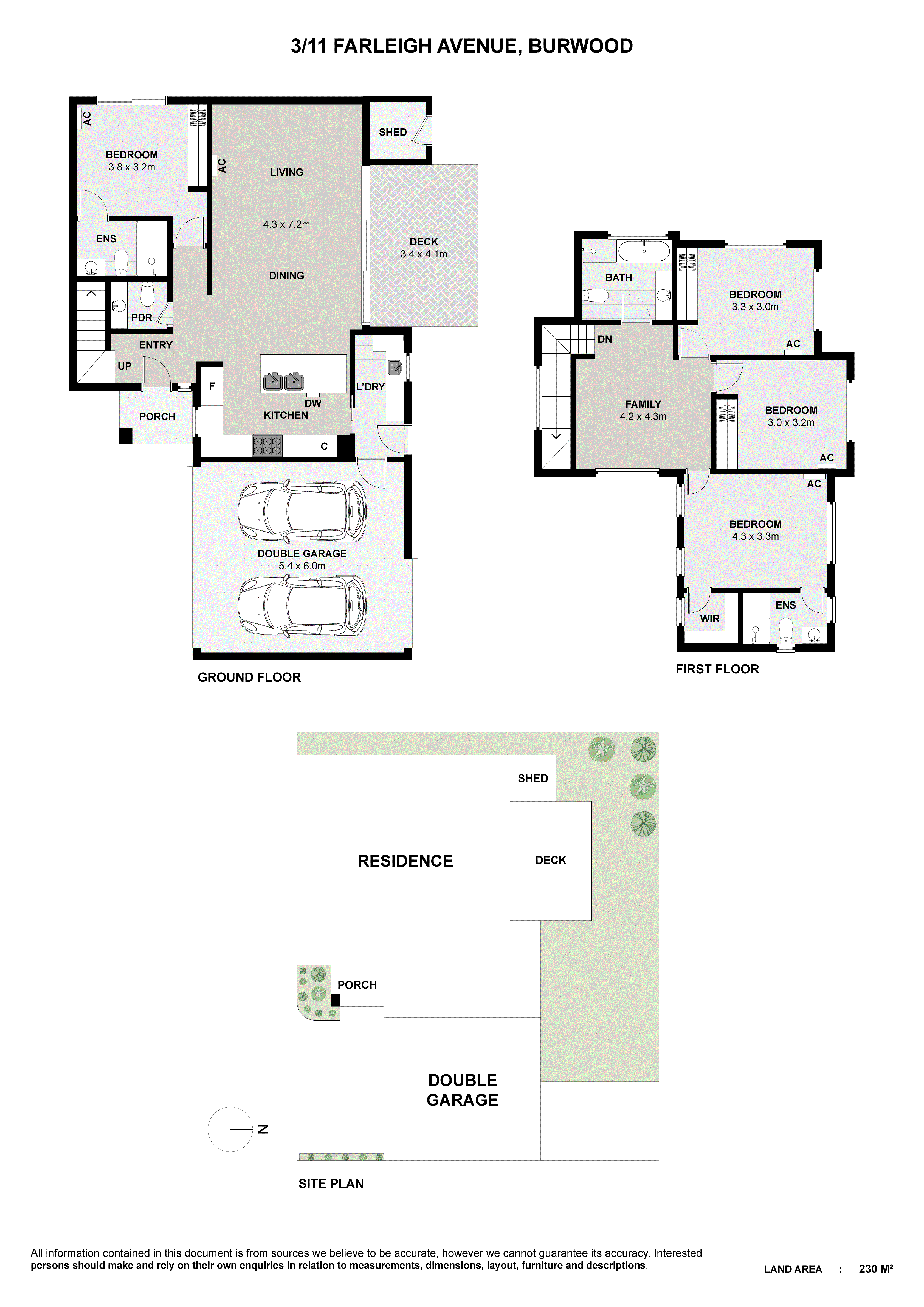 3/11 Farleigh Avenue, Burwood VIC 3125 - Floorplan