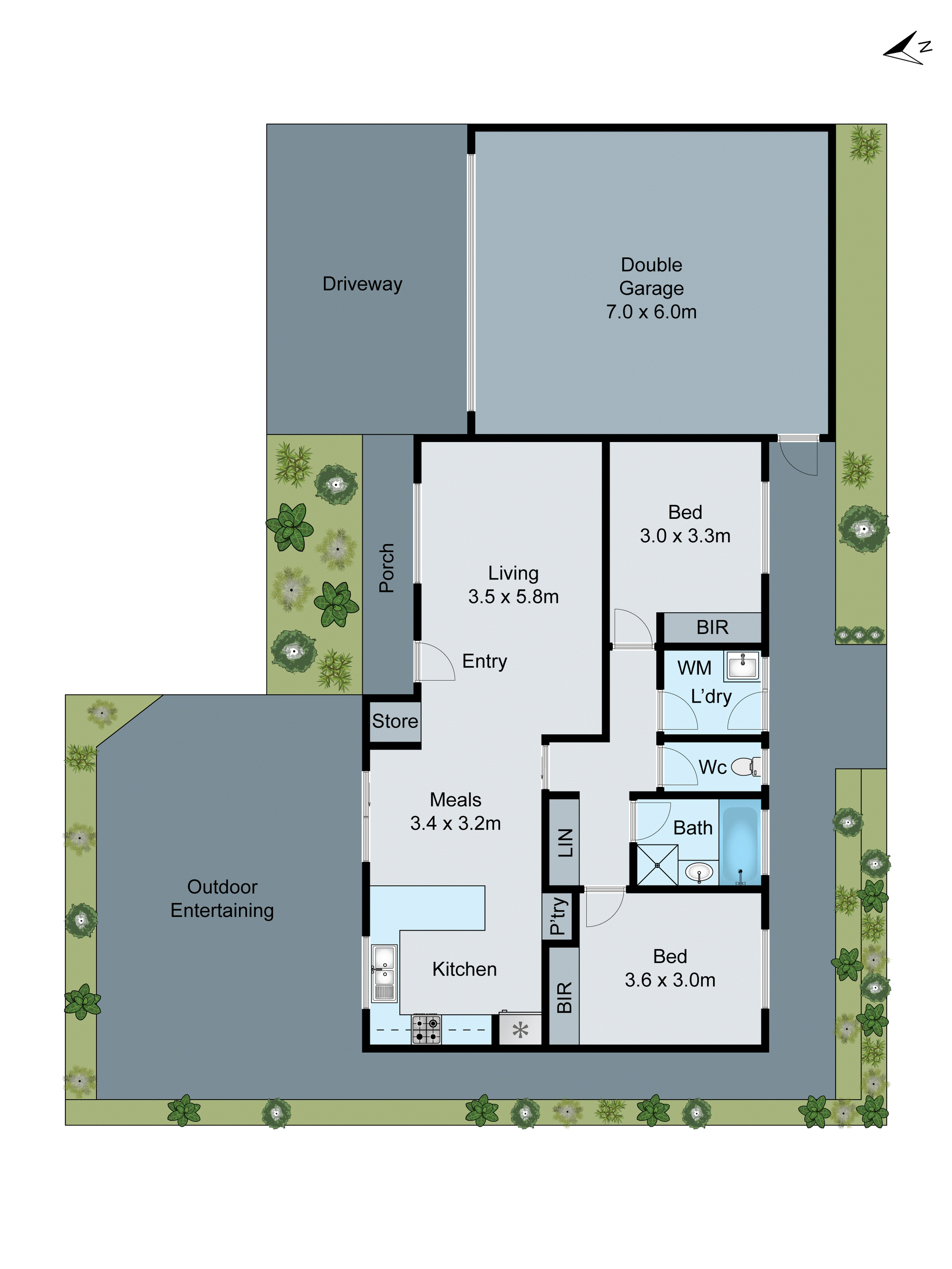 3/11 Fraser Street, Herne Hill VIC 3218 - Floorplan