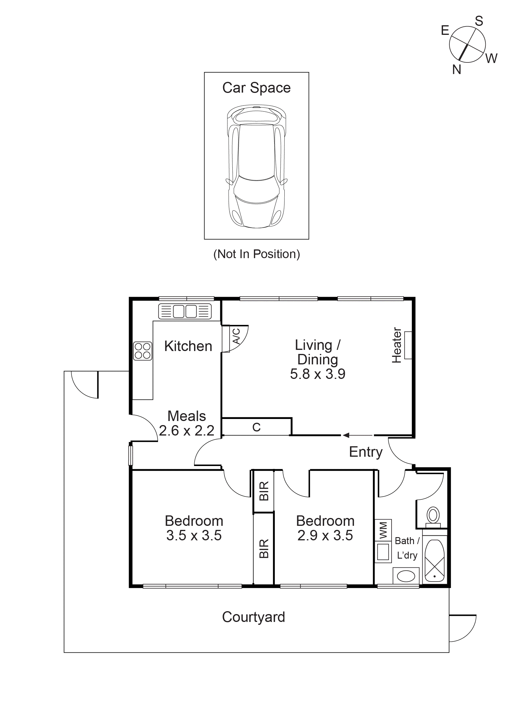 3/11 Hartpury Avenue, Elwood VIC 3184 - Floorplan