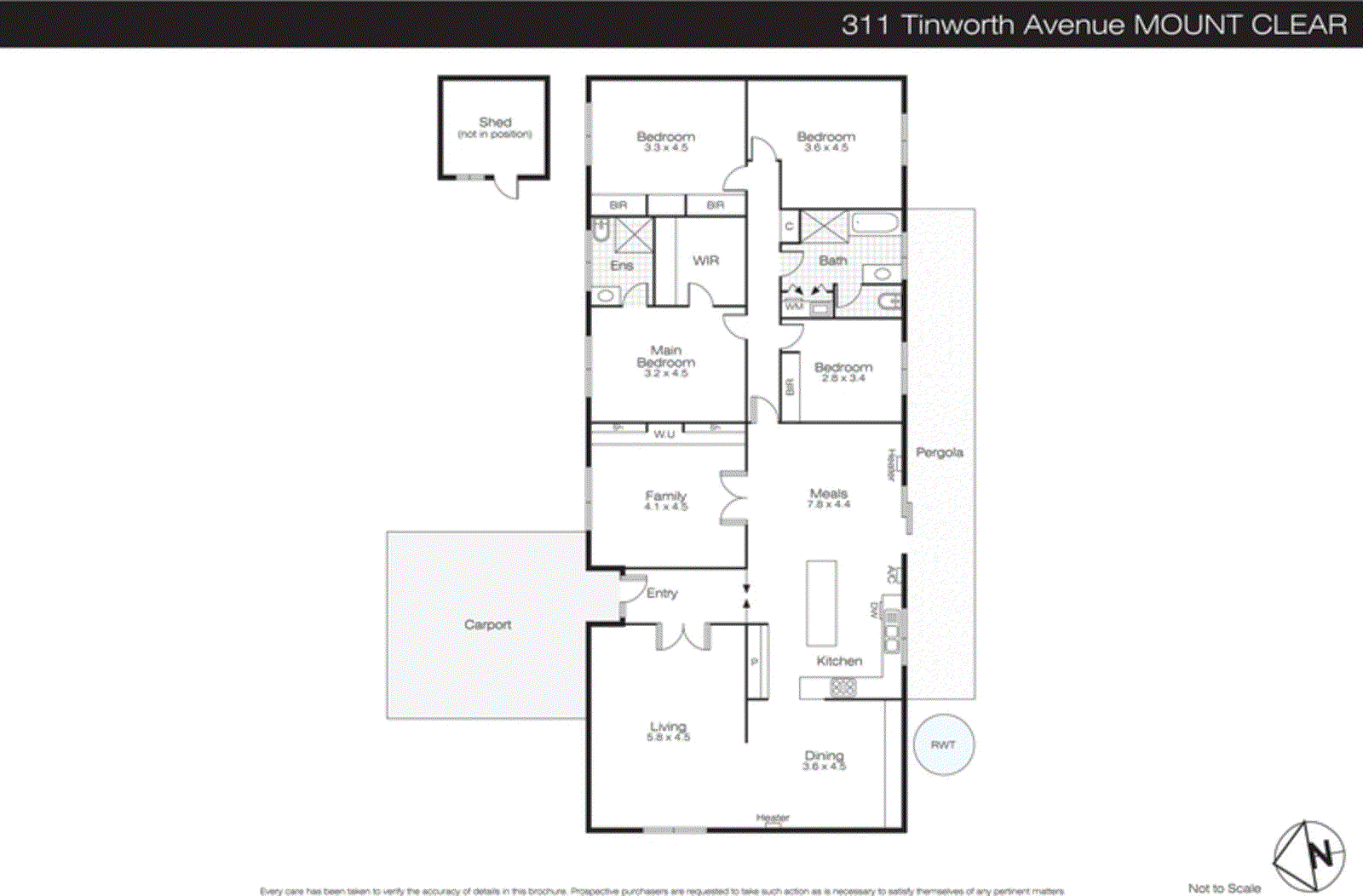 311 Tinworth Avenue, Mount Clear VIC 3350 - Floorplan