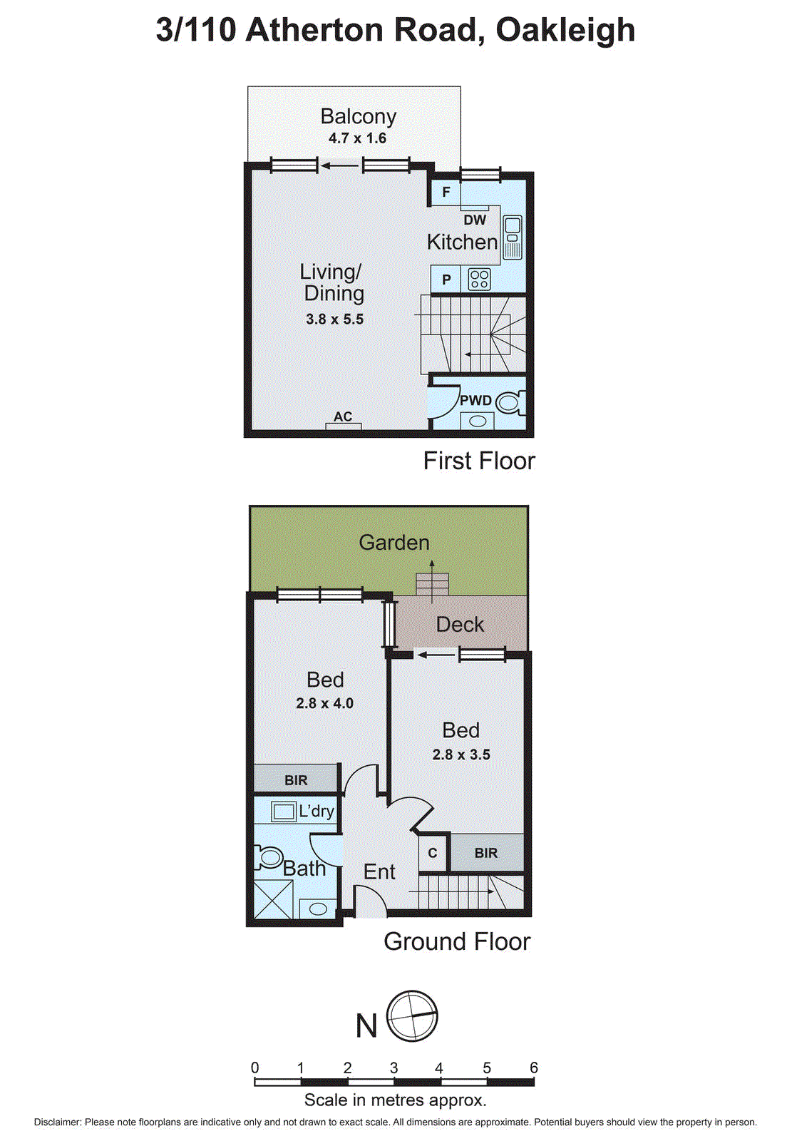 3./110 Atherton Road, Oakleigh VIC 3166 - Floorplan