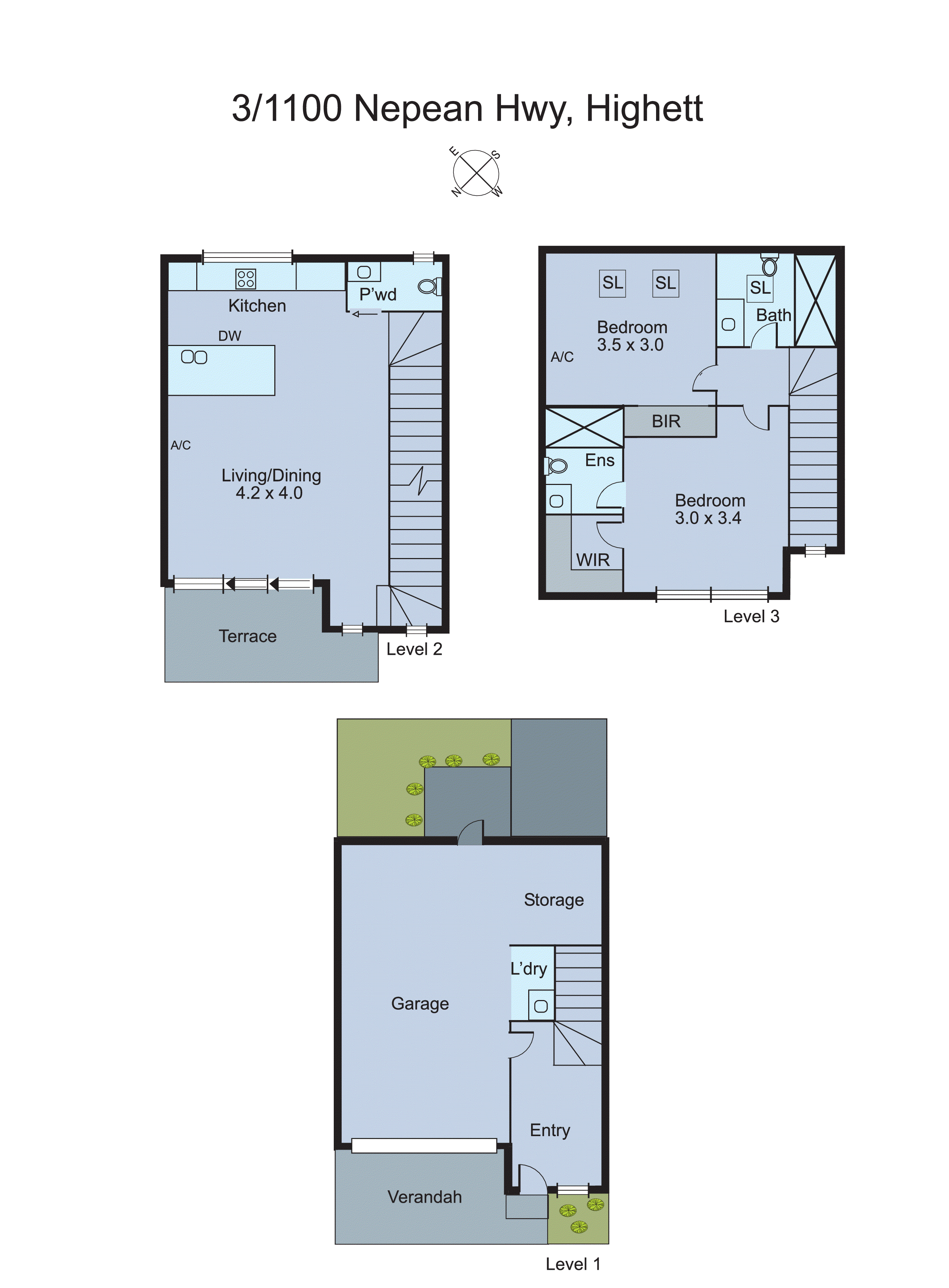 3/1100 Nepean Highway, Highett VIC 3190 - Floorplan