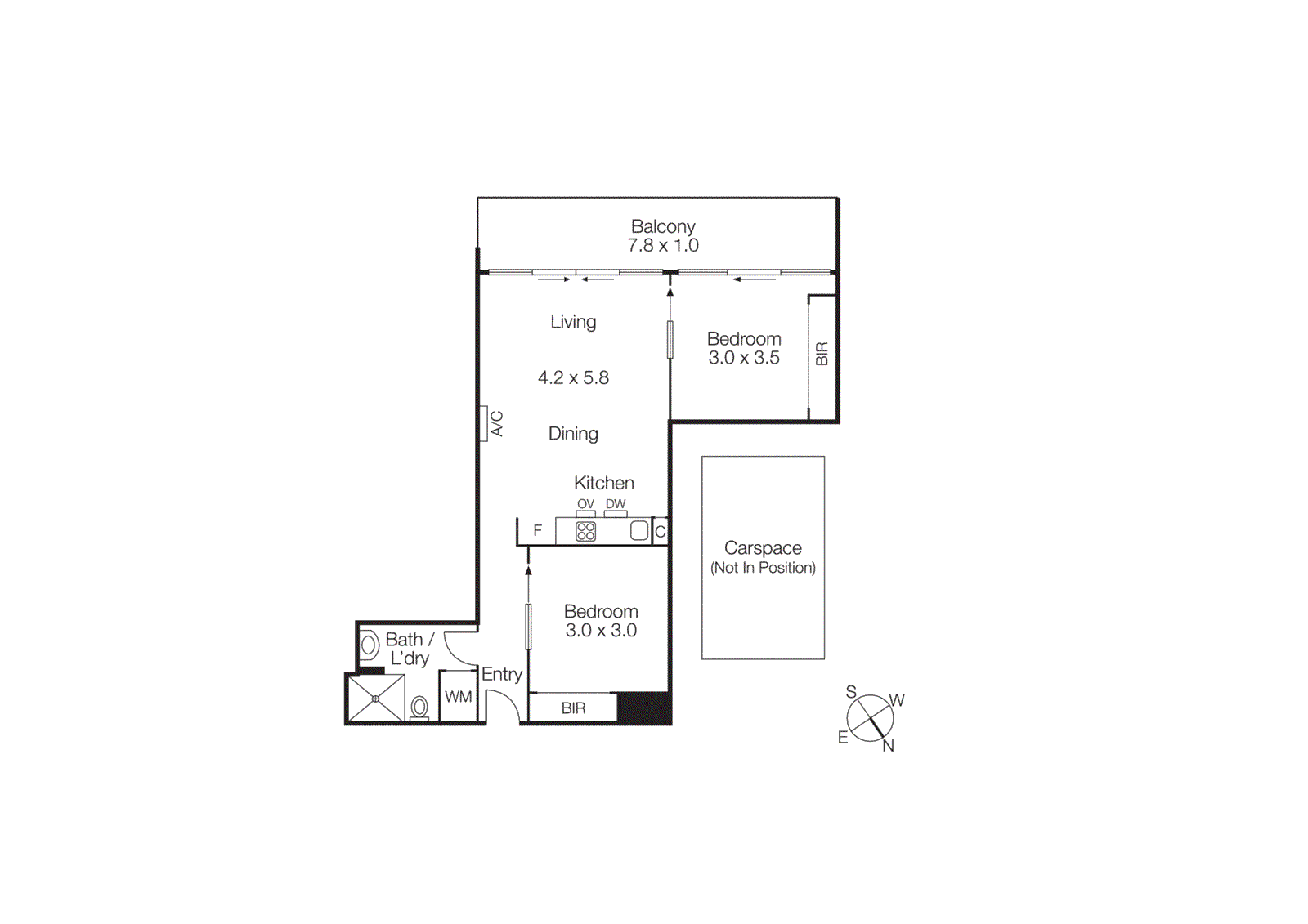 311/1 Danks Street West, Port Melbourne VIC 3207 - Floorplan