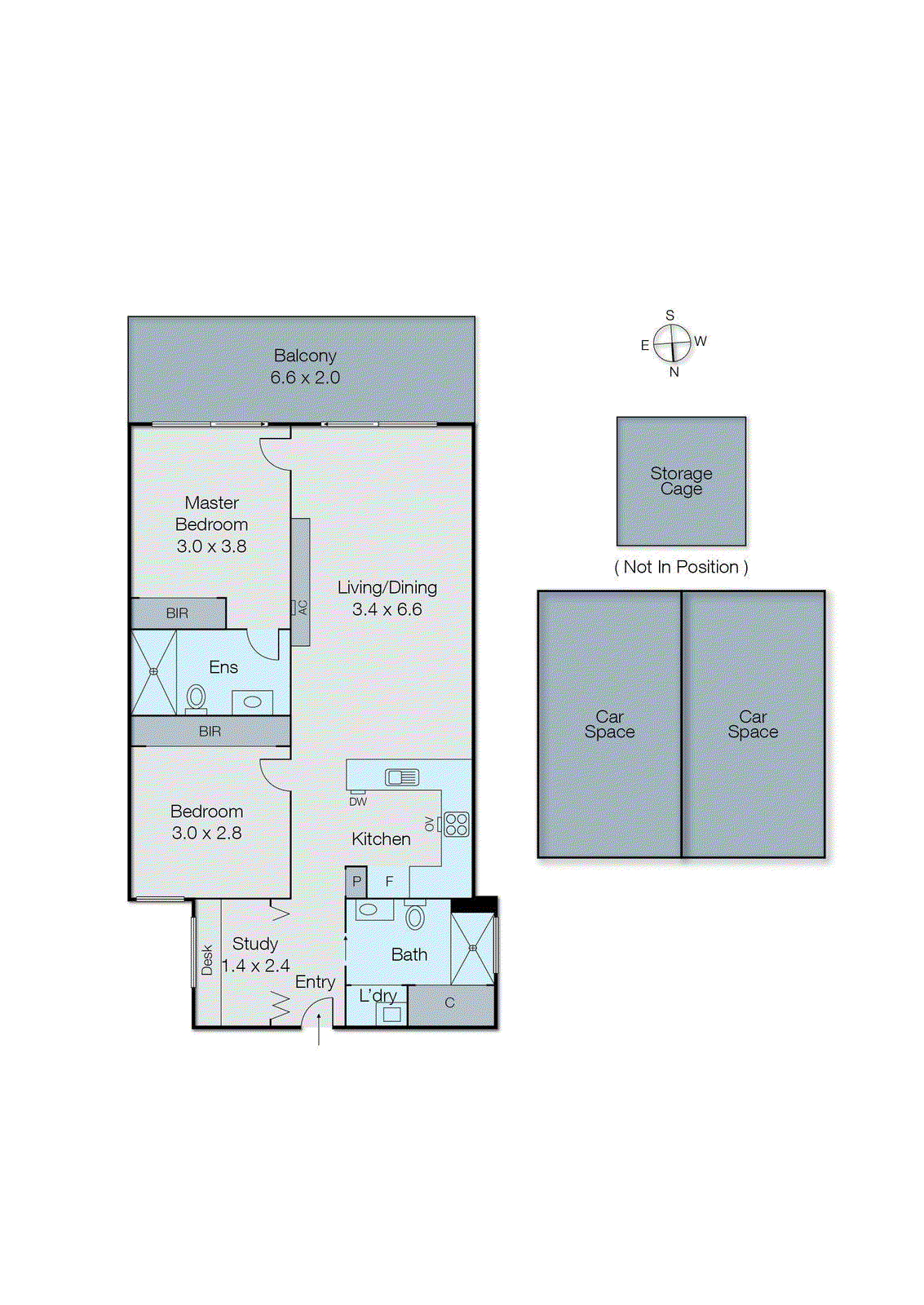 311/116 Balcombe Road, Mentone VIC 3194 - Floorplan
