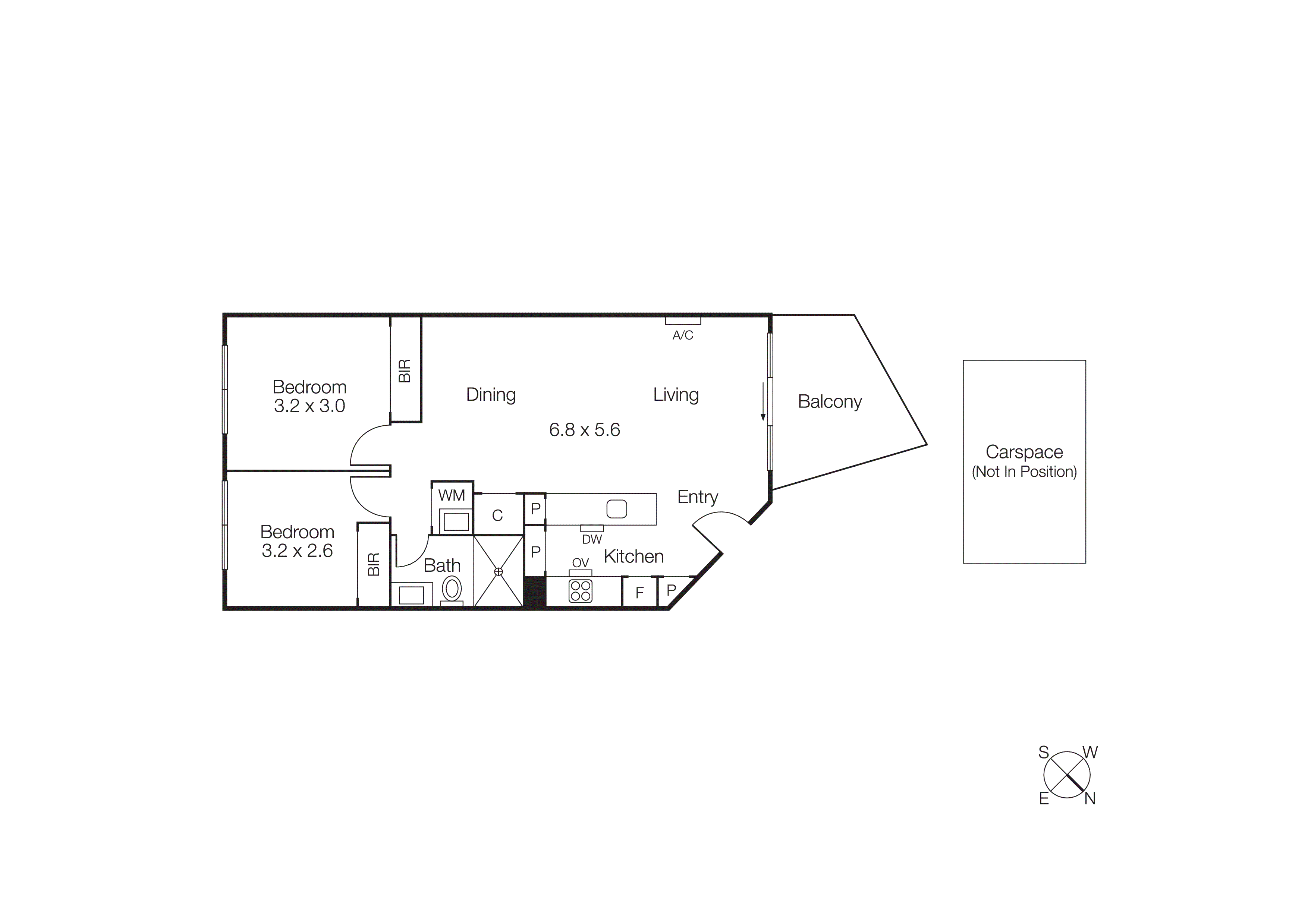 311/163 Fitzroy Street, St Kilda VIC 3182 - Floorplan