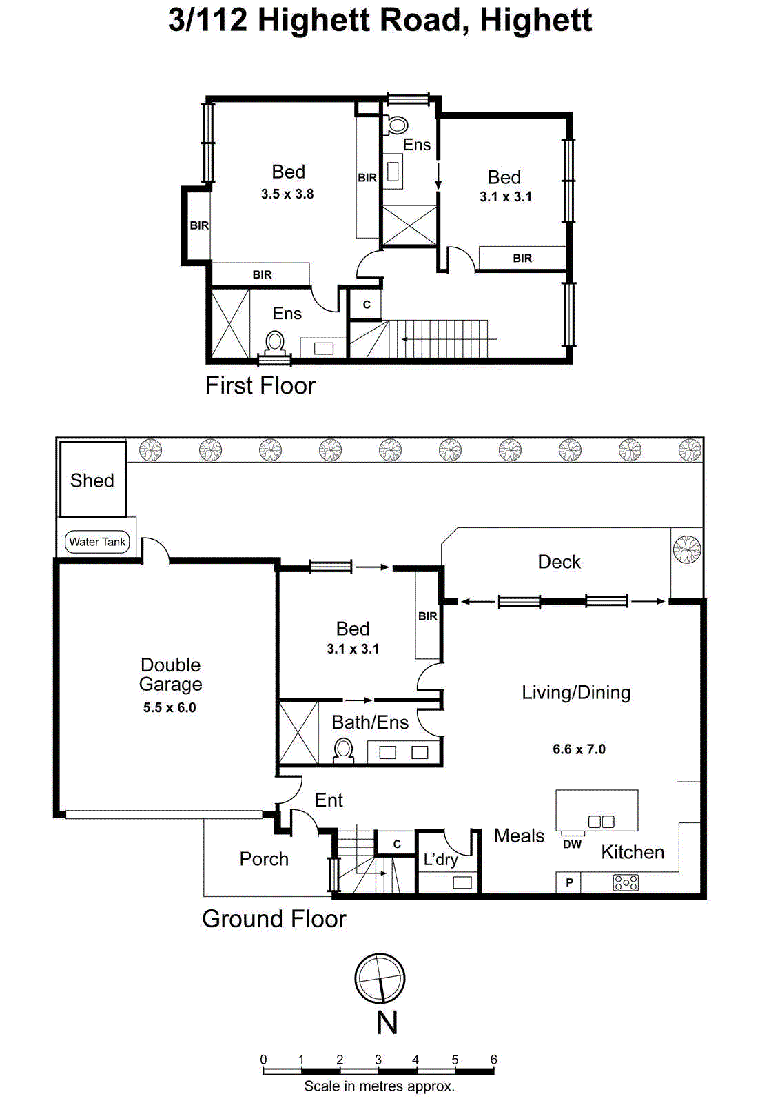 3/112 Highett Road, Highett VIC 3190 - Floorplan