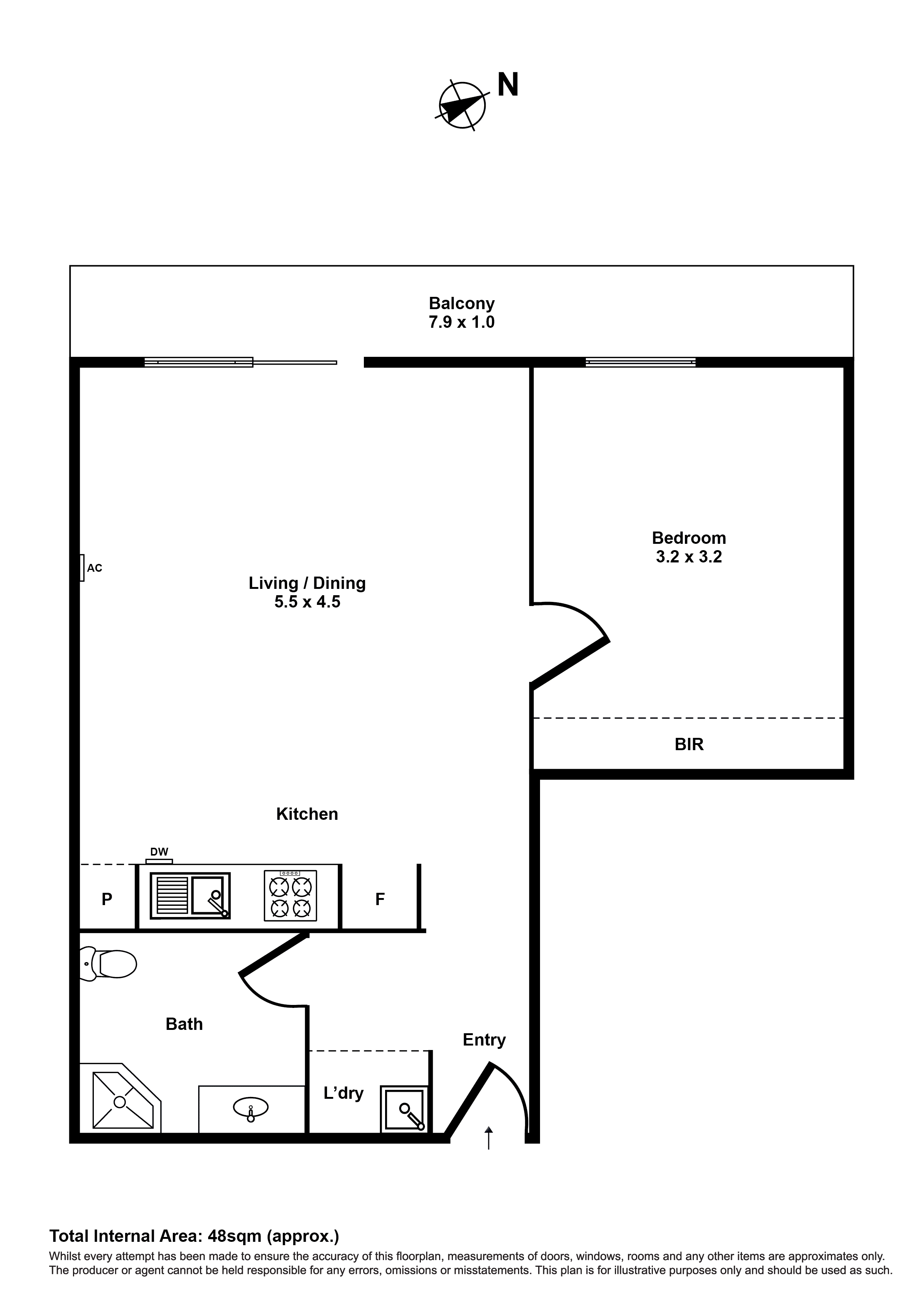 311/21 Moreland Street, Footscray VIC 3011 - Floorplan