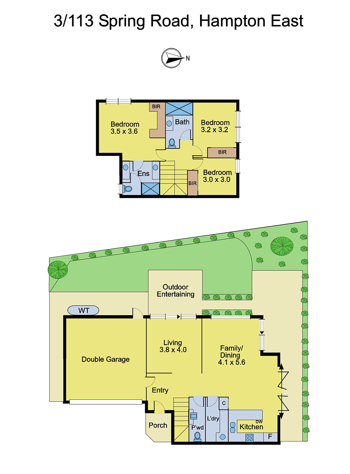 3/113 Spring Road, Hampton East VIC 3188 - Floorplan