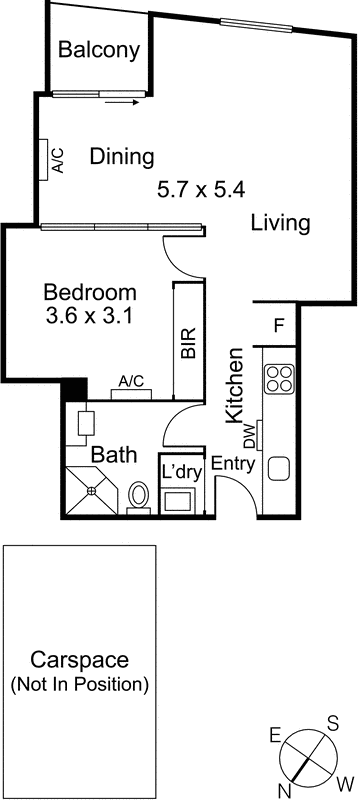 311, 311/594 St Kilda Road, Melbourne VIC 3004 - Floorplan