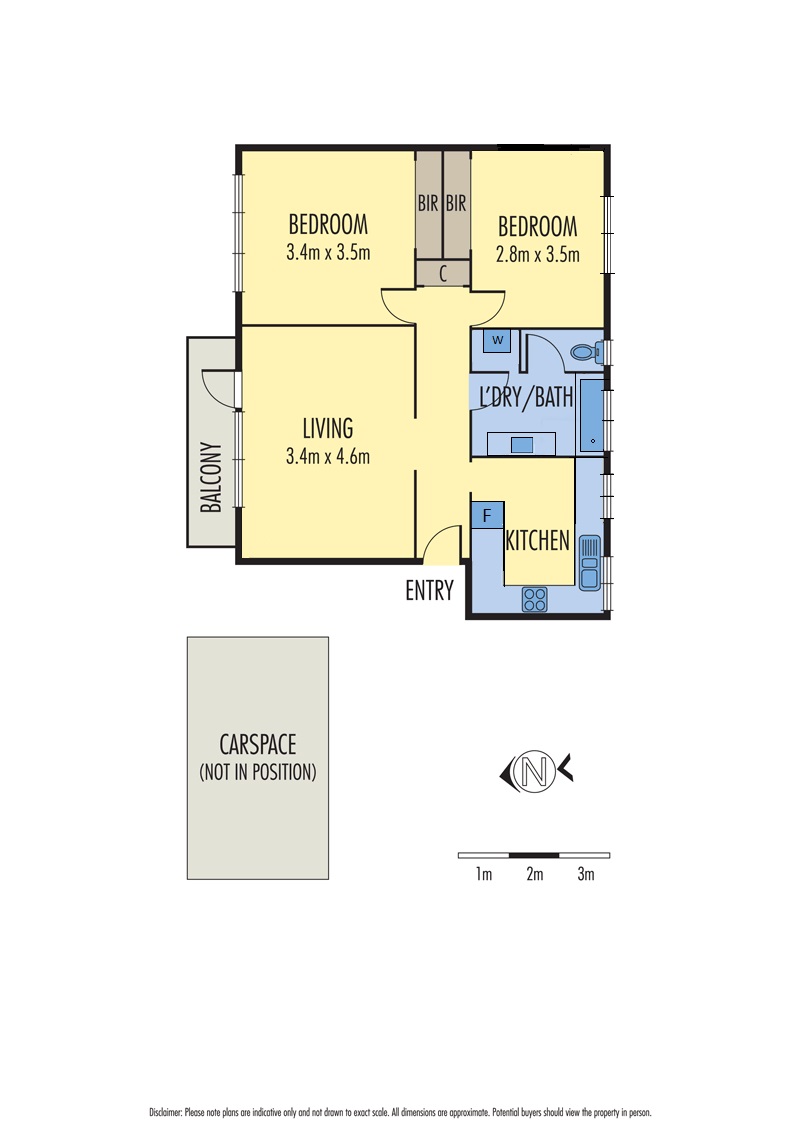 3/114 Hyde Street, Yarraville VIC 3013 - Floorplan