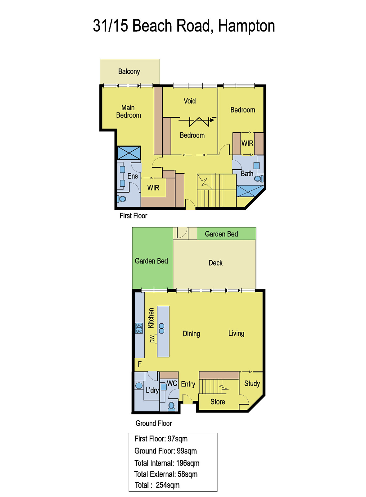 31/15 Beach Road, Hampton VIC 3188 - Floorplan