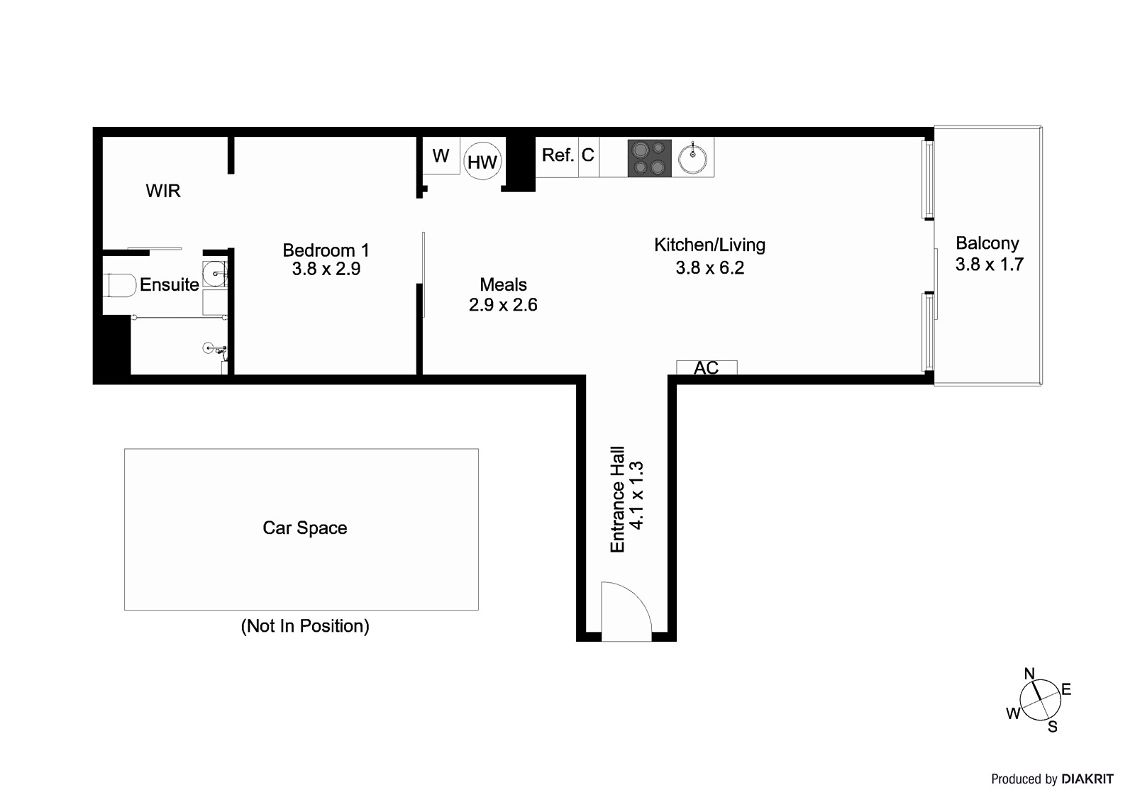 311/539 St Kilda Road, Melbourne VIC 3004 - Floorplan