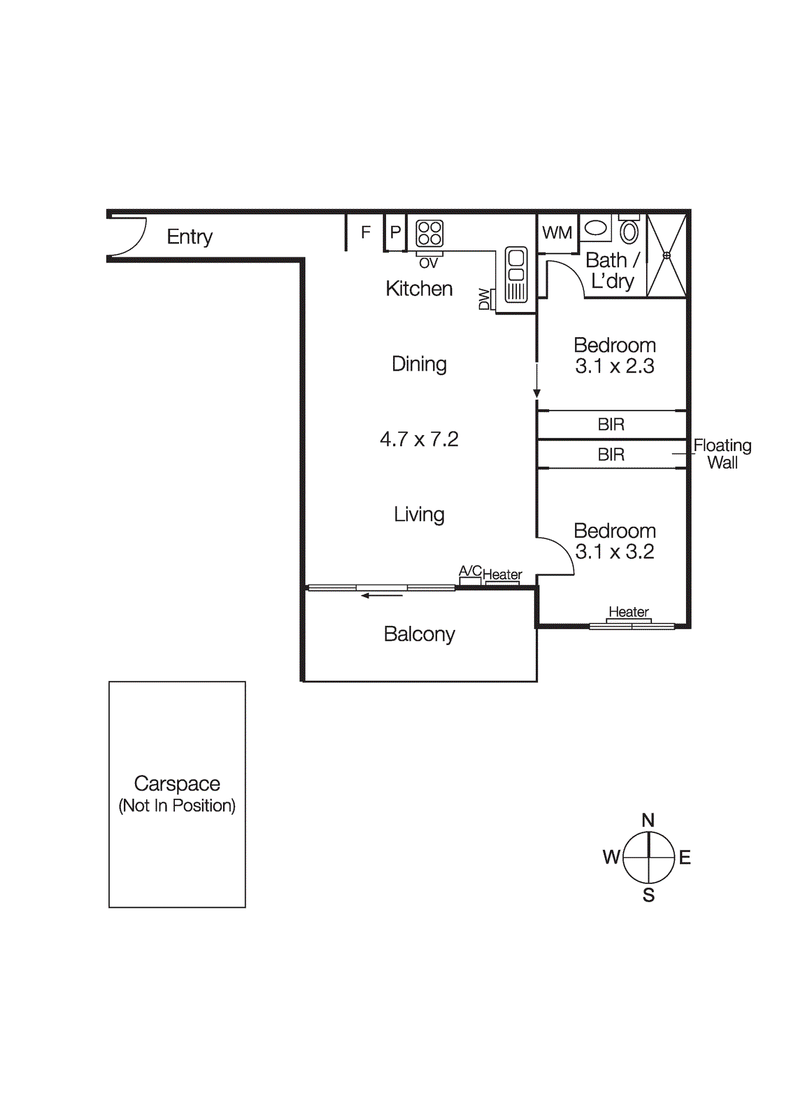 311/7 Greeves Street, St Kilda VIC 3182 - Floorplan