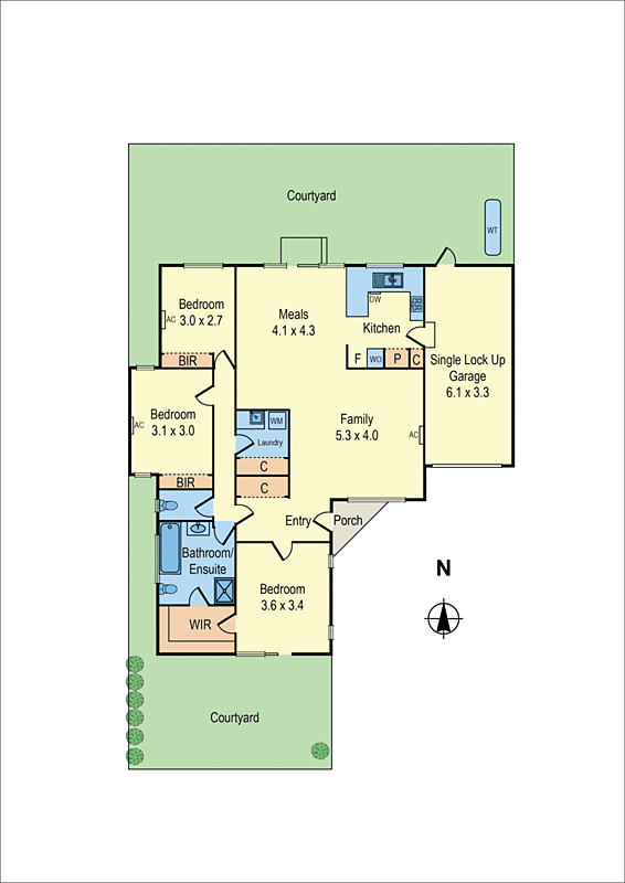 3/12-14 Clare Street, Parkdale VIC 3195 - Floorplan