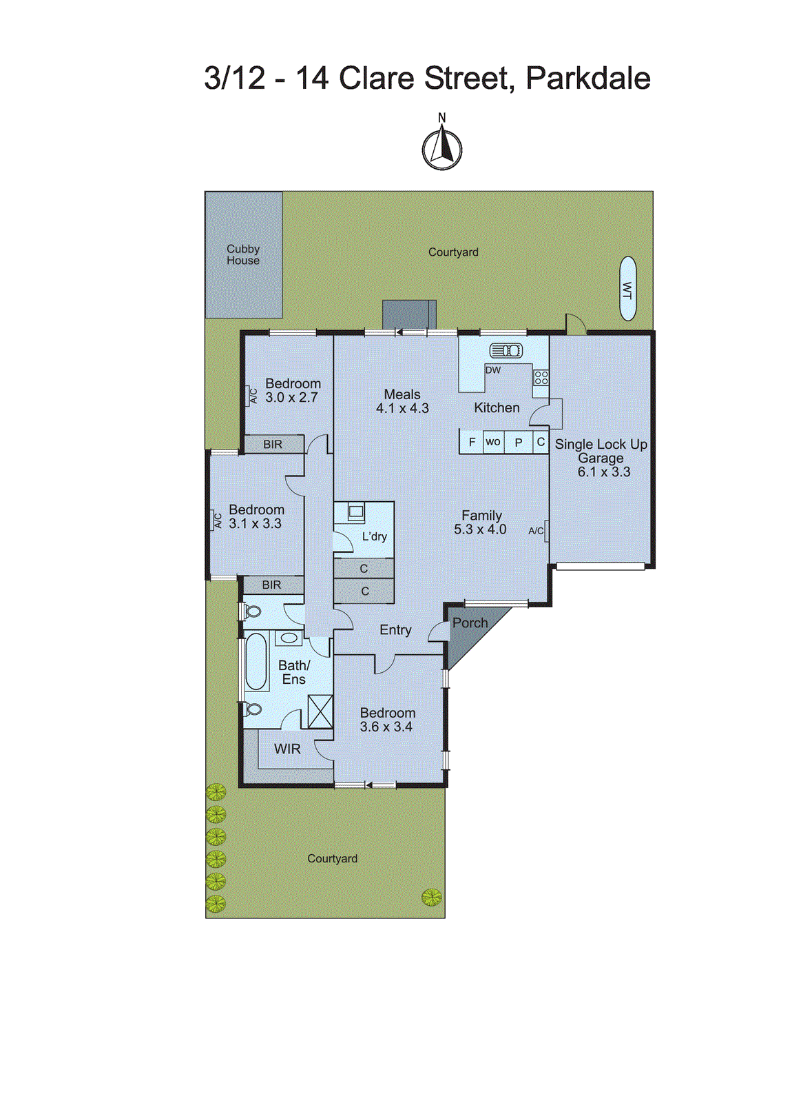 3/12-14 Clare Street, Parkdale VIC 3195 - Floorplan