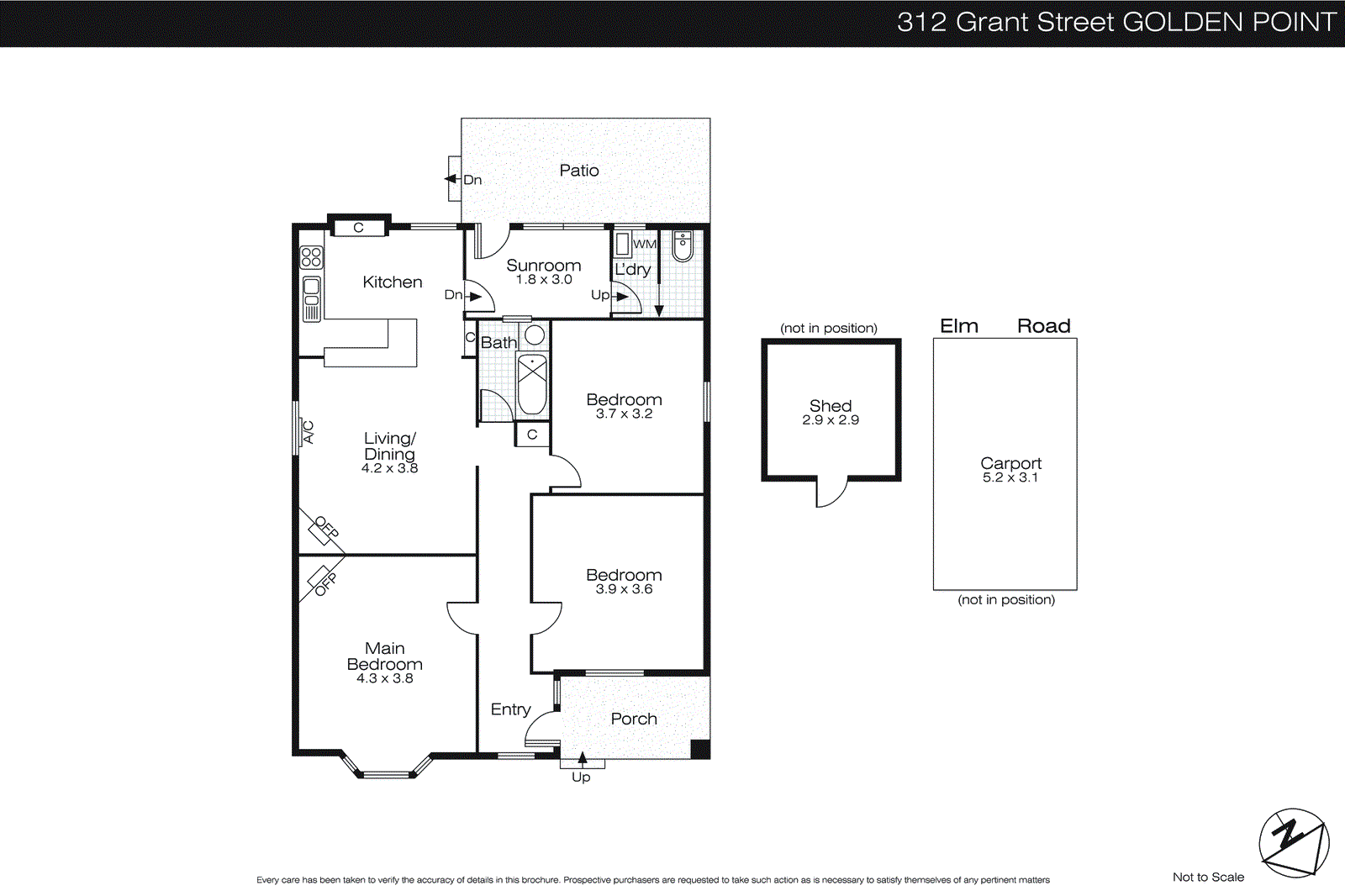 312 Grant Street, Golden Point VIC 3350 - Floorplan