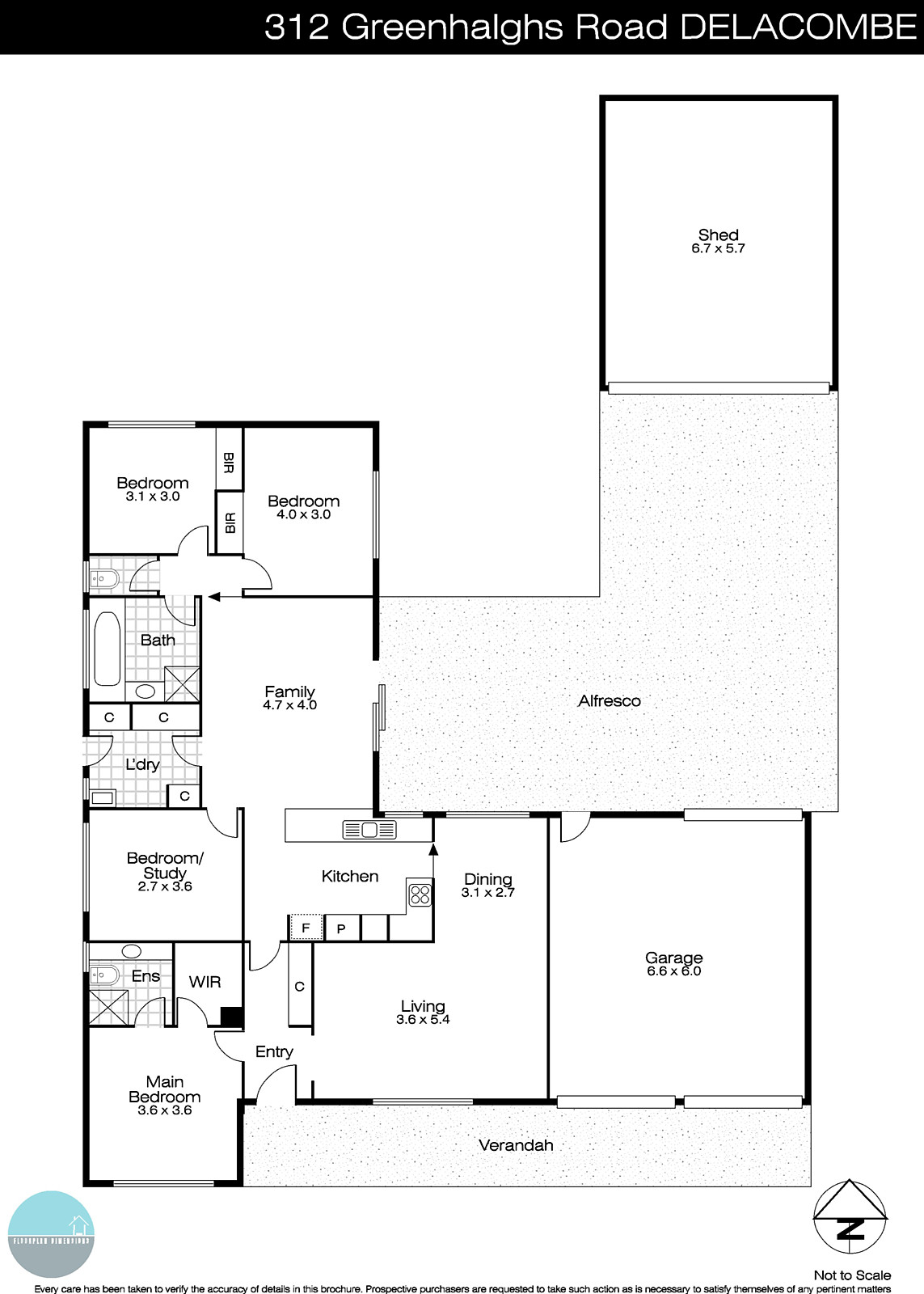 312 Greenhalghs Road, Delacombe VIC 3356 - Floorplan