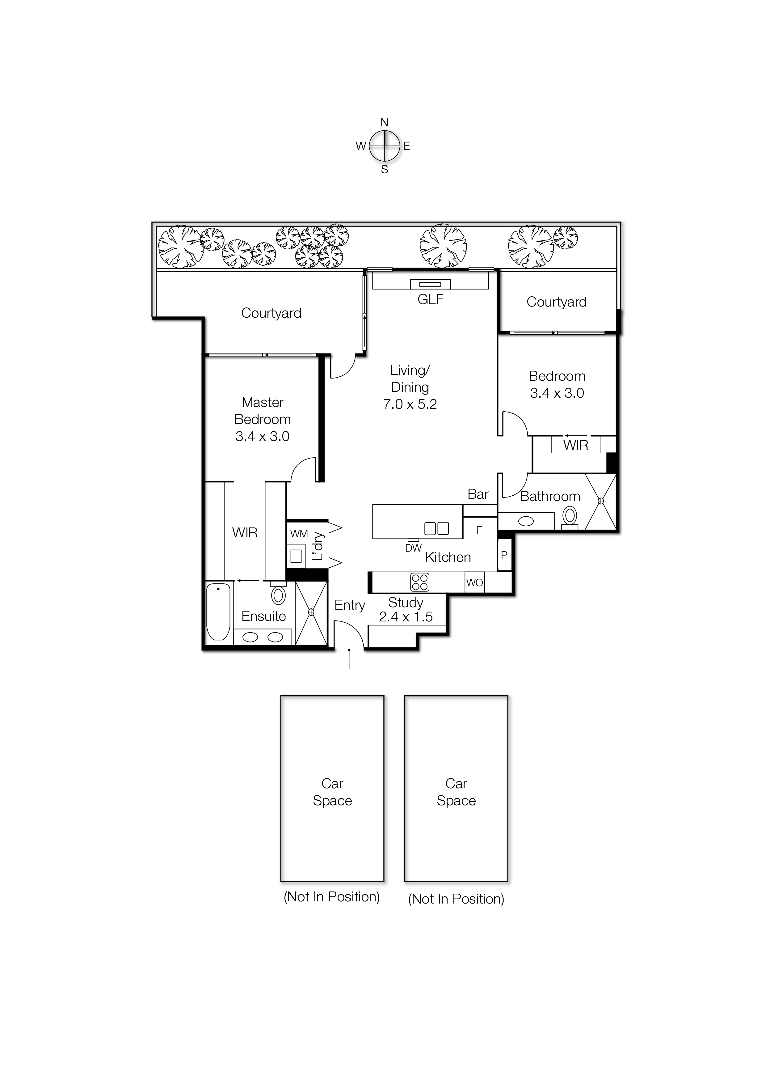3/12 Trentham Street, Sandringham VIC 3191 - Floorplan